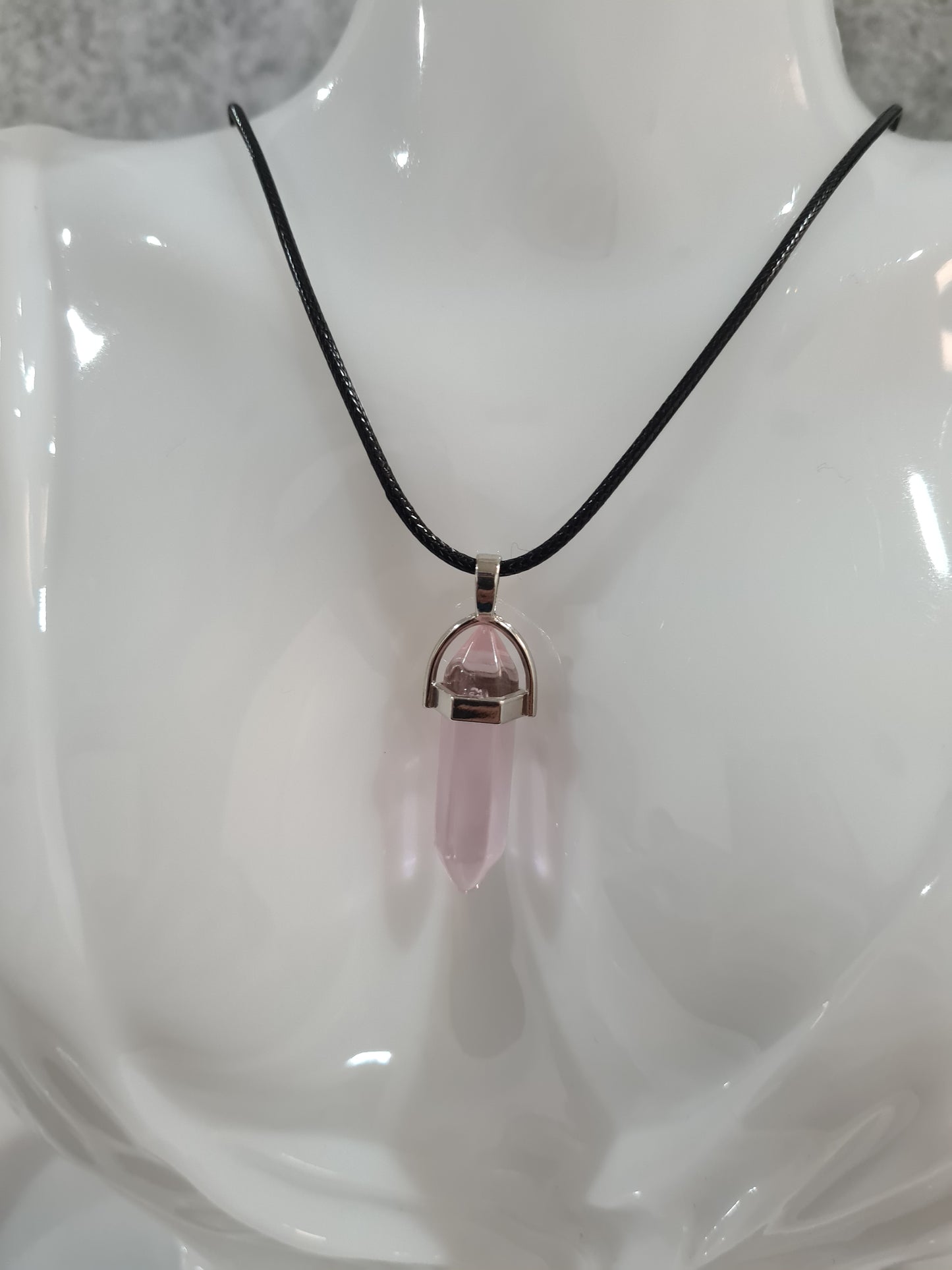 Multi-colour Crystal Pointed Chakra Pendant