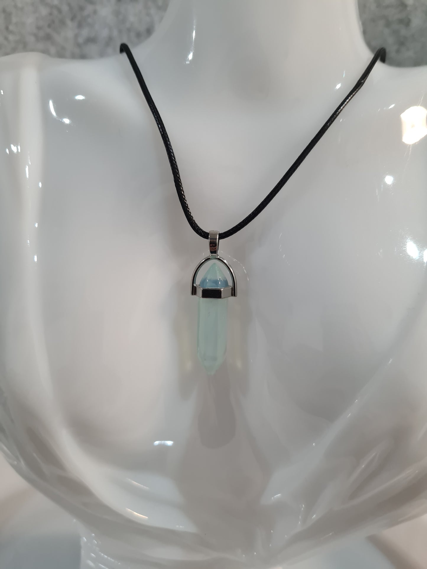 Multi-colour Crystal Pointed Chakra Pendant