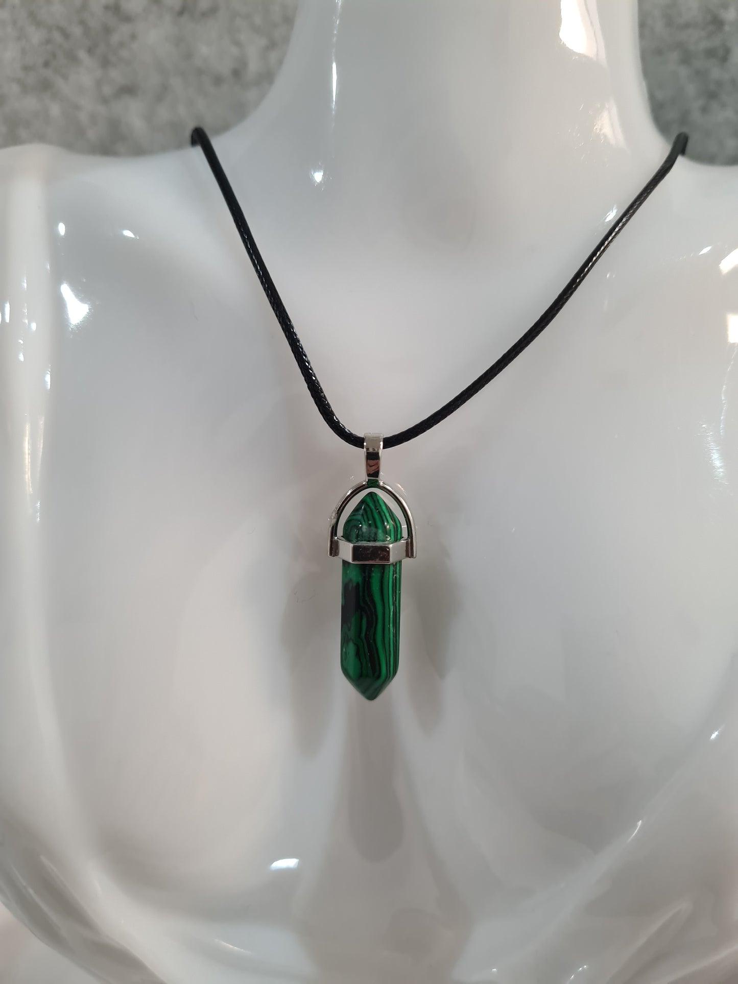Multi-colour Crystal Pointed Chakra Pendant