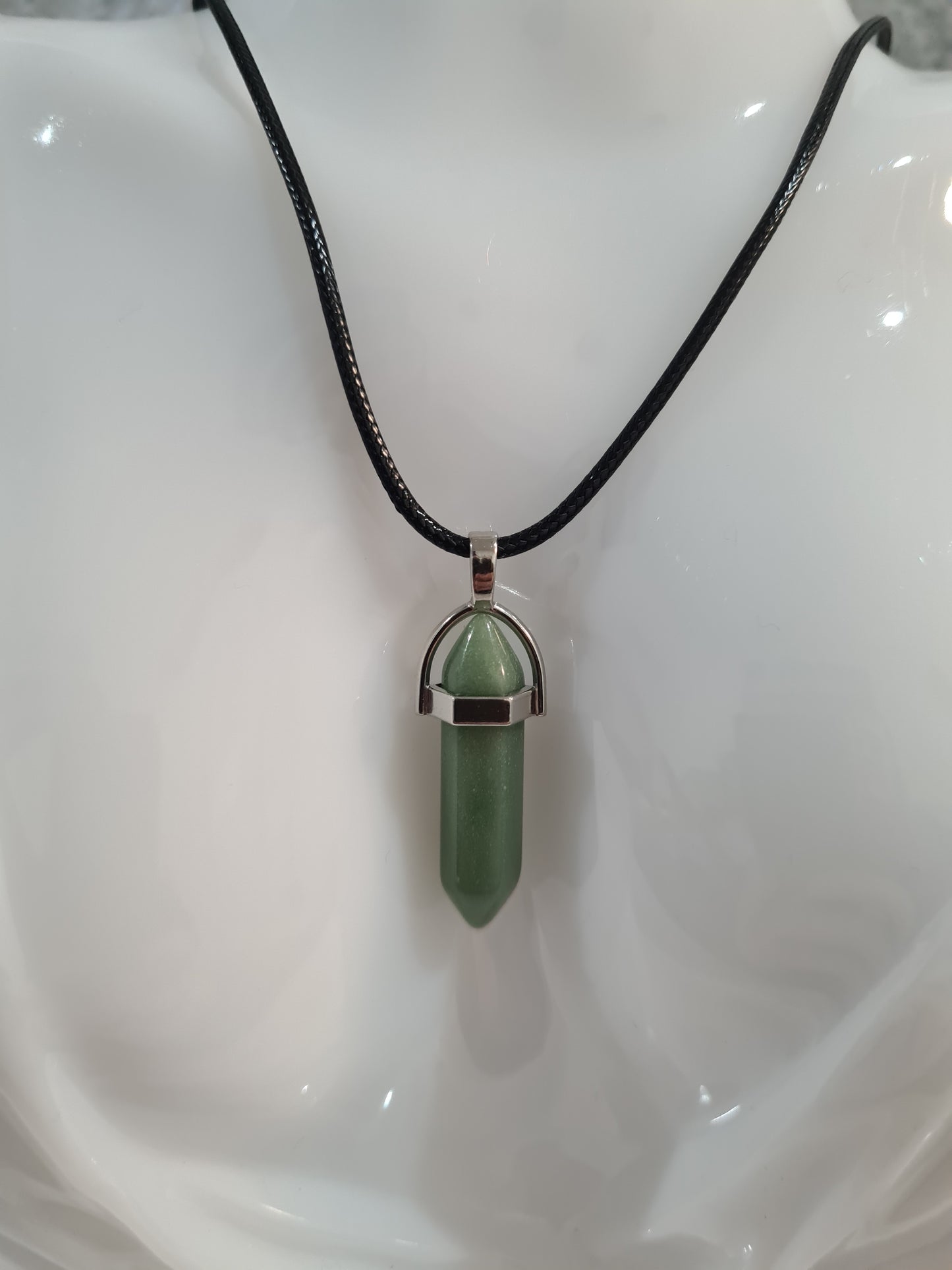 Multi-colour Crystal Pointed Chakra Pendant