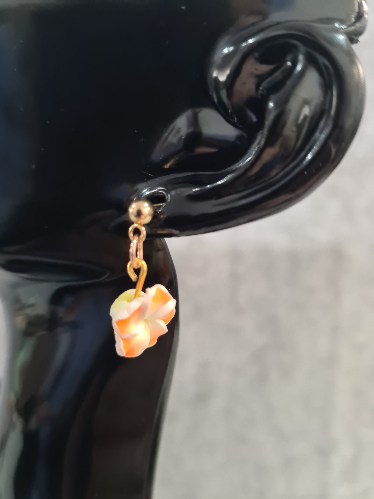 Frangipani Earrings Studs (Gold, Rose Gold & Silver)