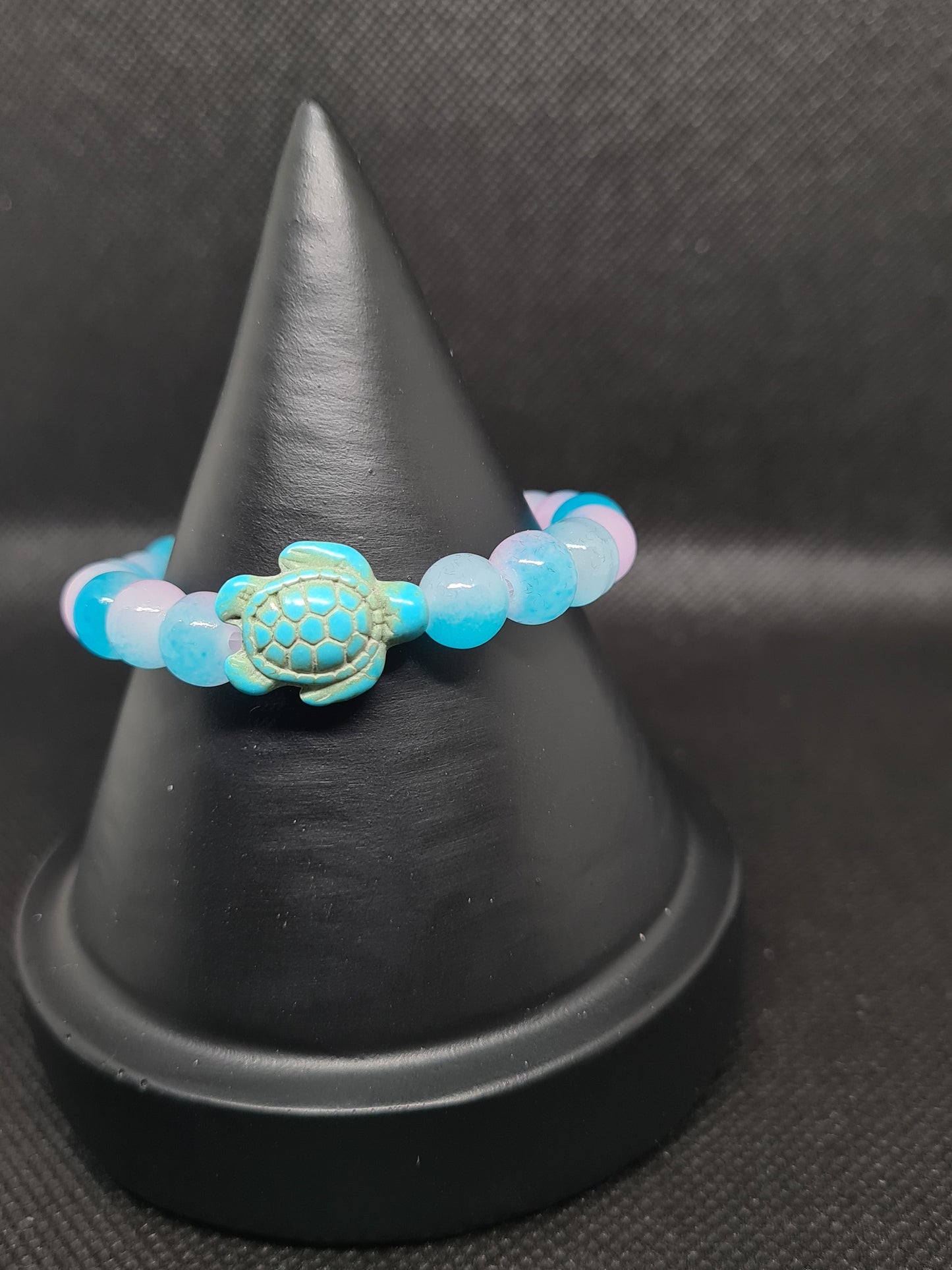 Glass Turtle, Lt Blue (15cm)