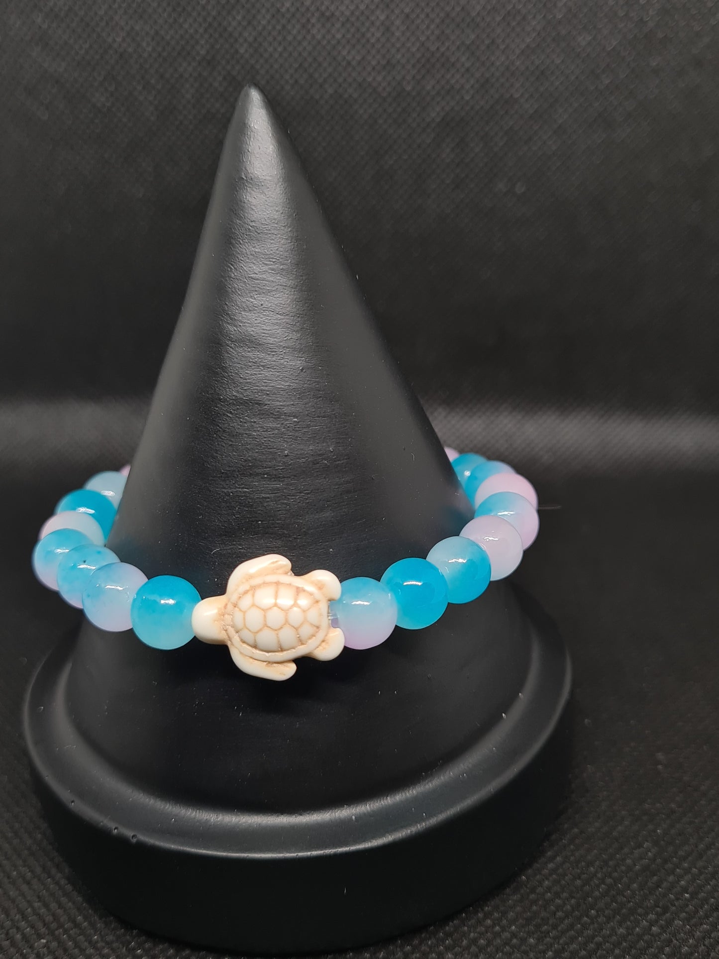 Glass Turtle, Lt Blue (17cm)