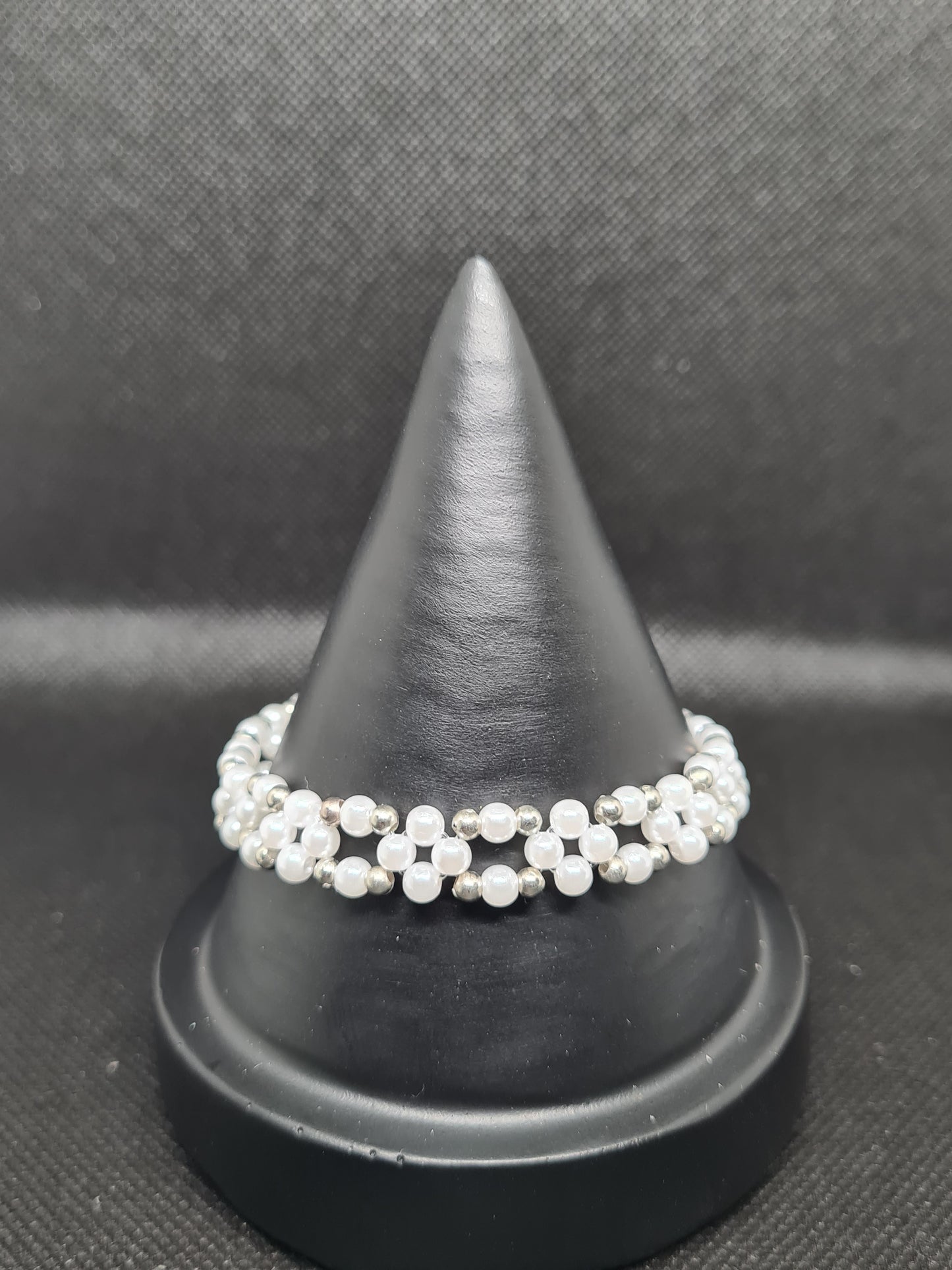 Pearl & Silver Bracelet (19cm)