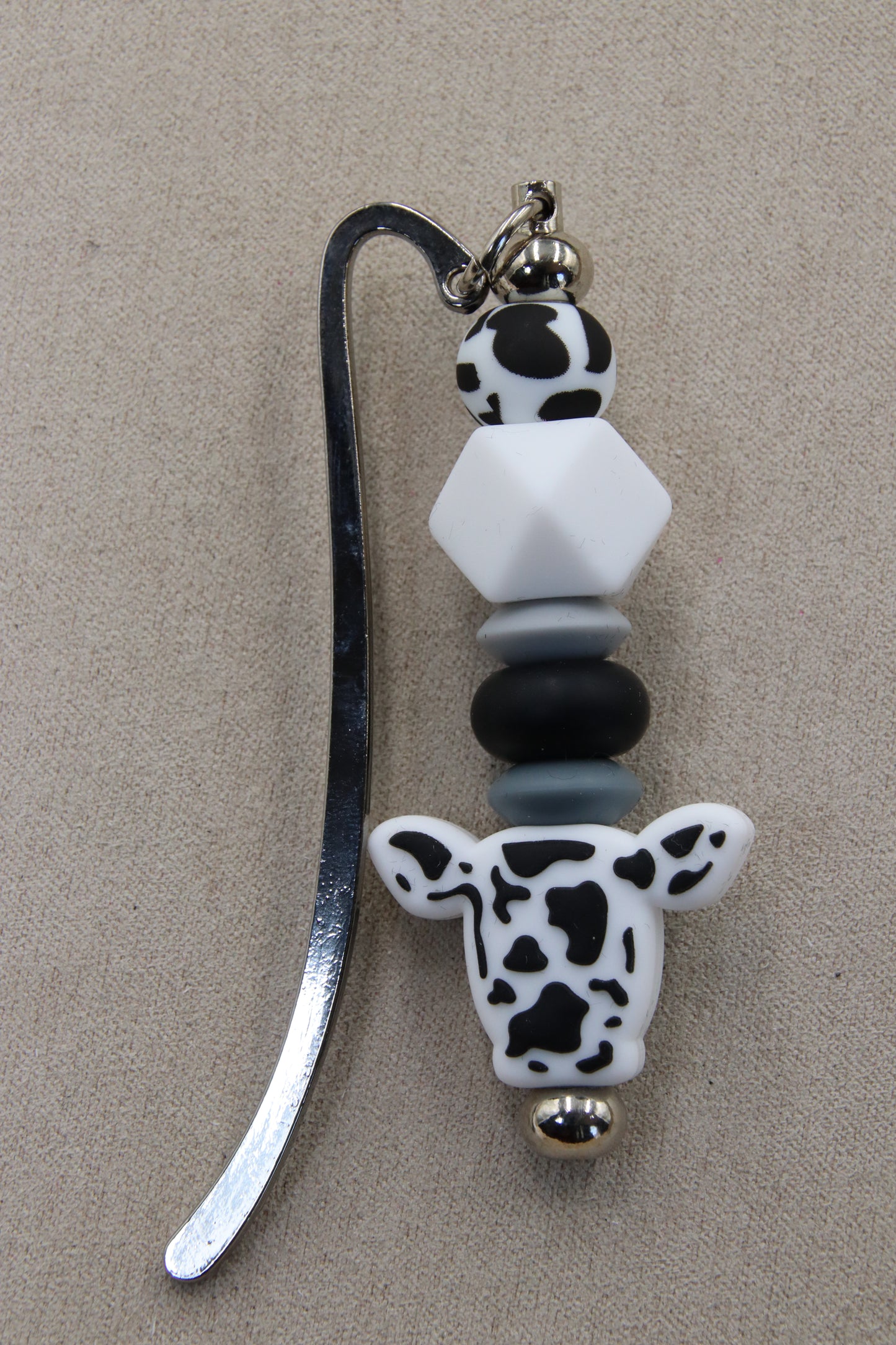 Animal Theme, Silver, Bookmark