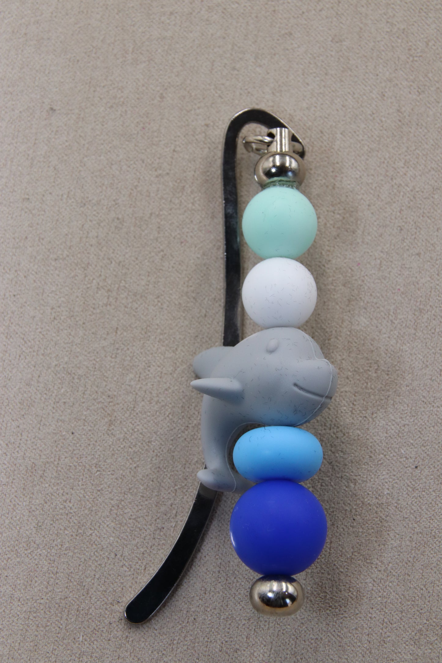 Animal Theme, Silver, Bookmark