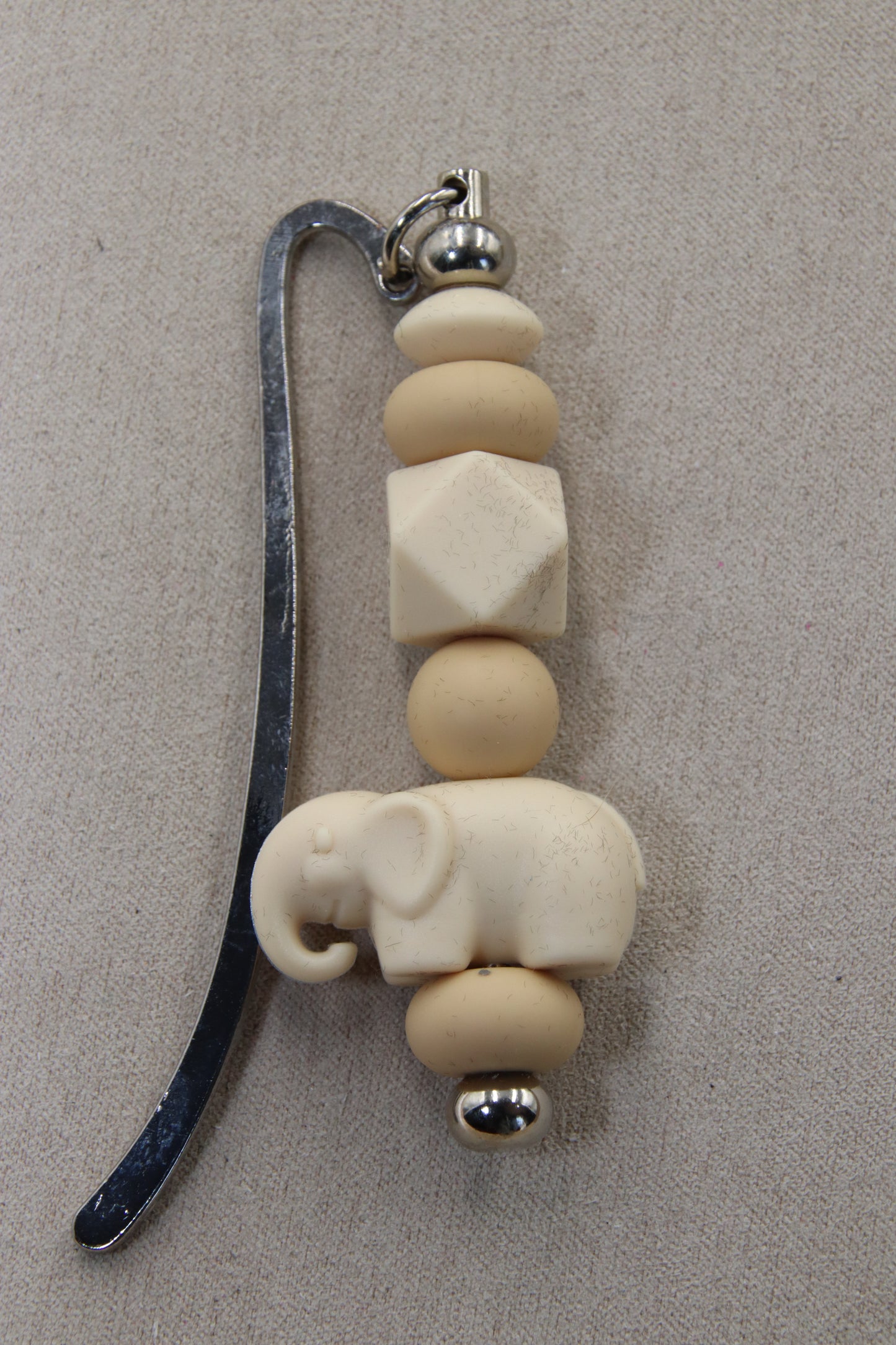 Animal Theme, Silver, Bookmark