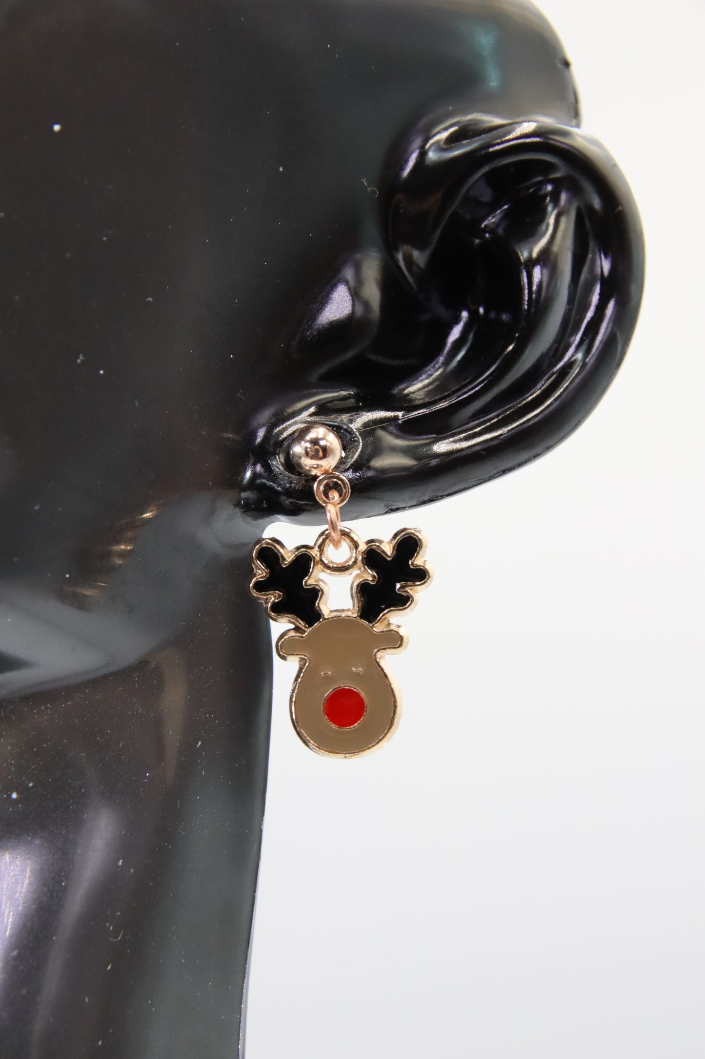 Christmas Earrings, Rose Gold Colour (Various) - Limited Edition