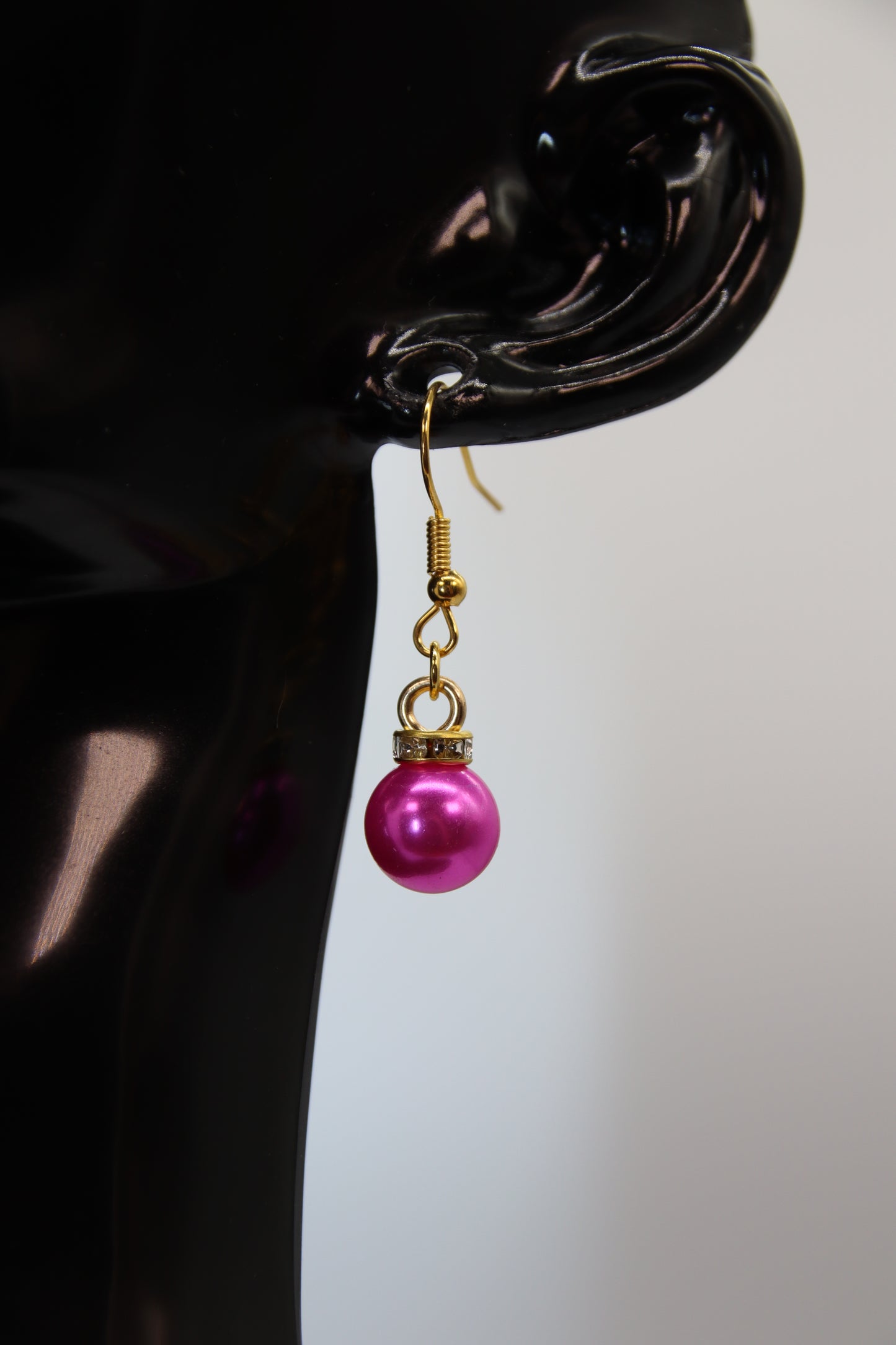 Christmas Baubles, Multicolour, Gold Shep Hook, Earrings
