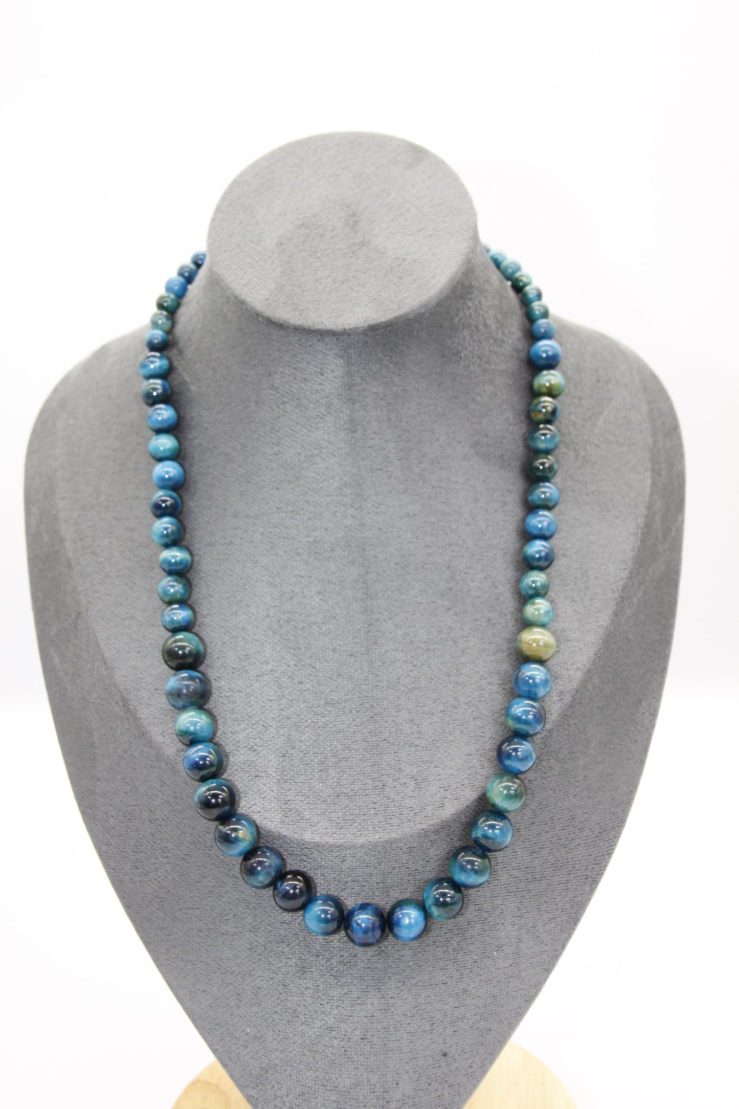Blue Tigers Eye Necklace (70cm/60cm/50cm)