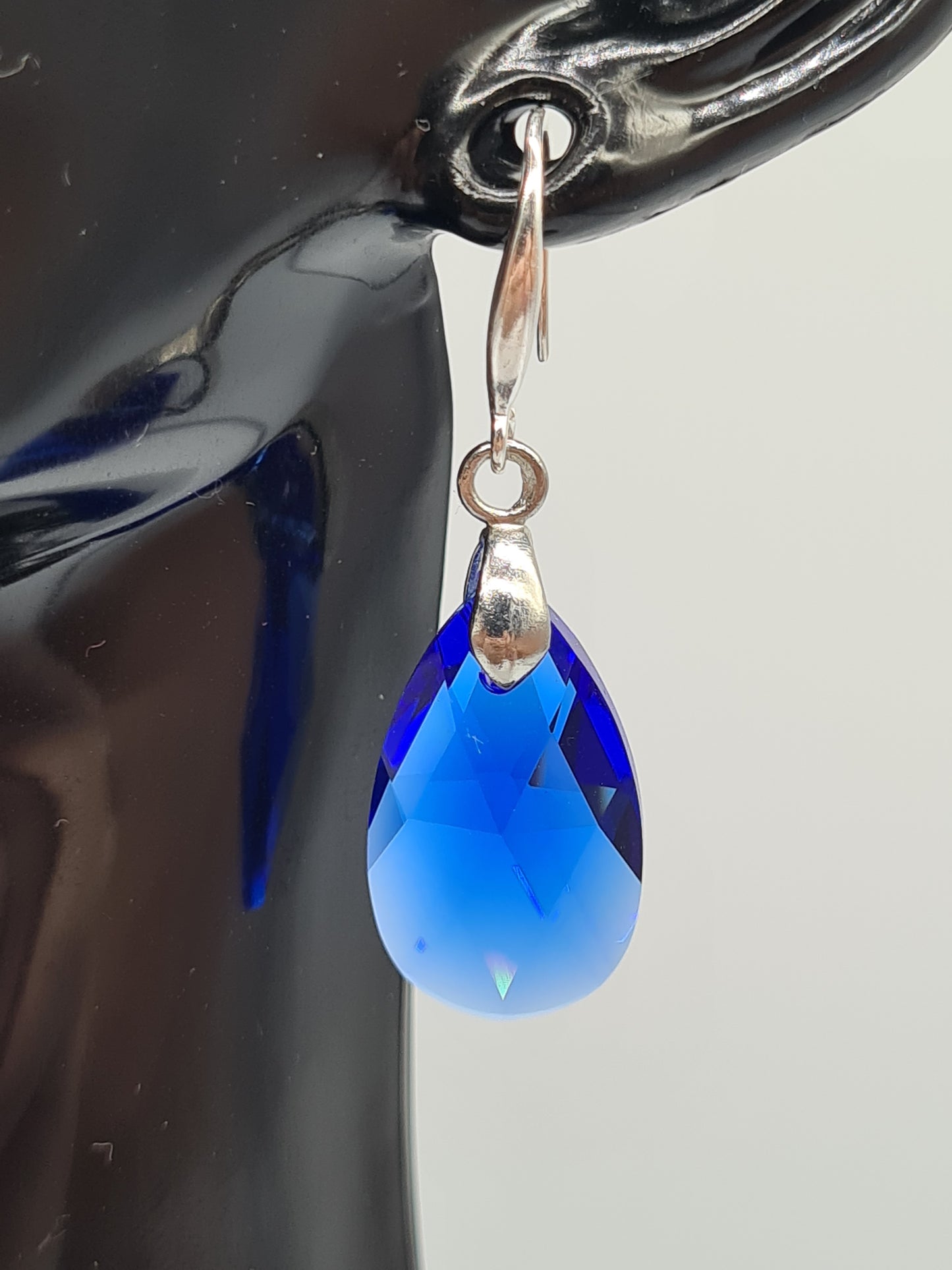 Swarovski Crystal, Earrings, Hook (Silver)