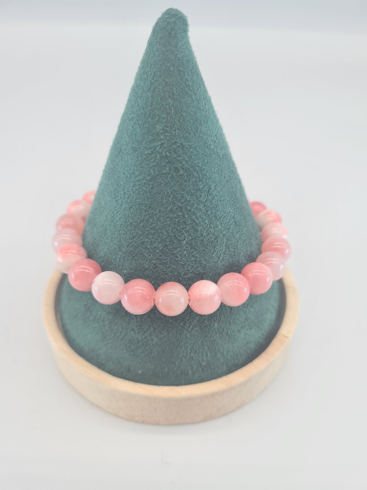 Pink White Persian Adjustable Bracelet