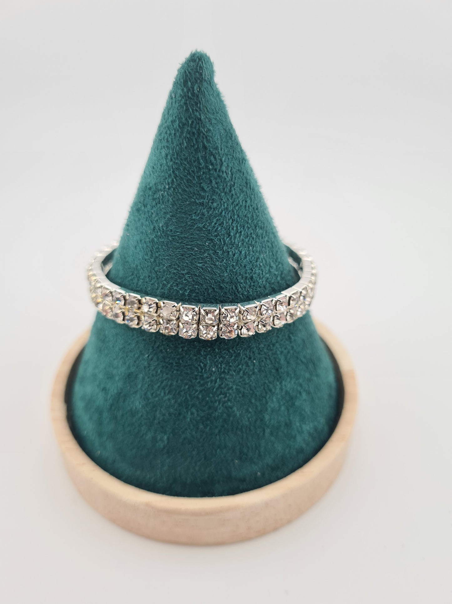Diamonte, Silvery Bracelet (2 rows, 3 rows & 5 rows)