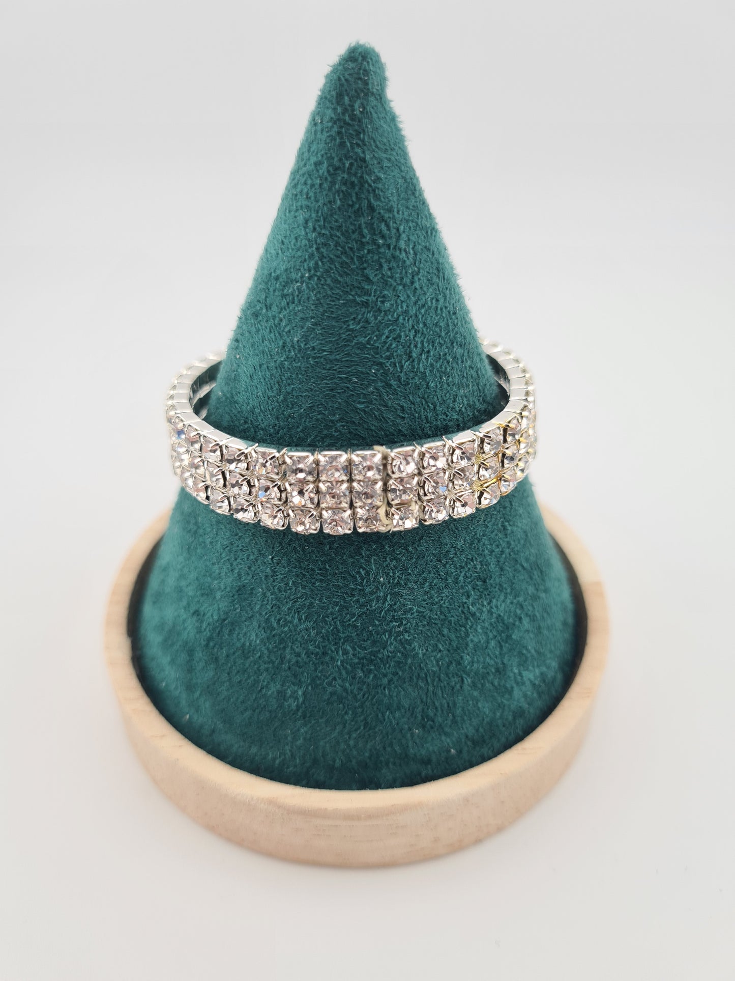 Diamonte, Silvery Bracelet (2 rows, 3 rows & 5 rows)