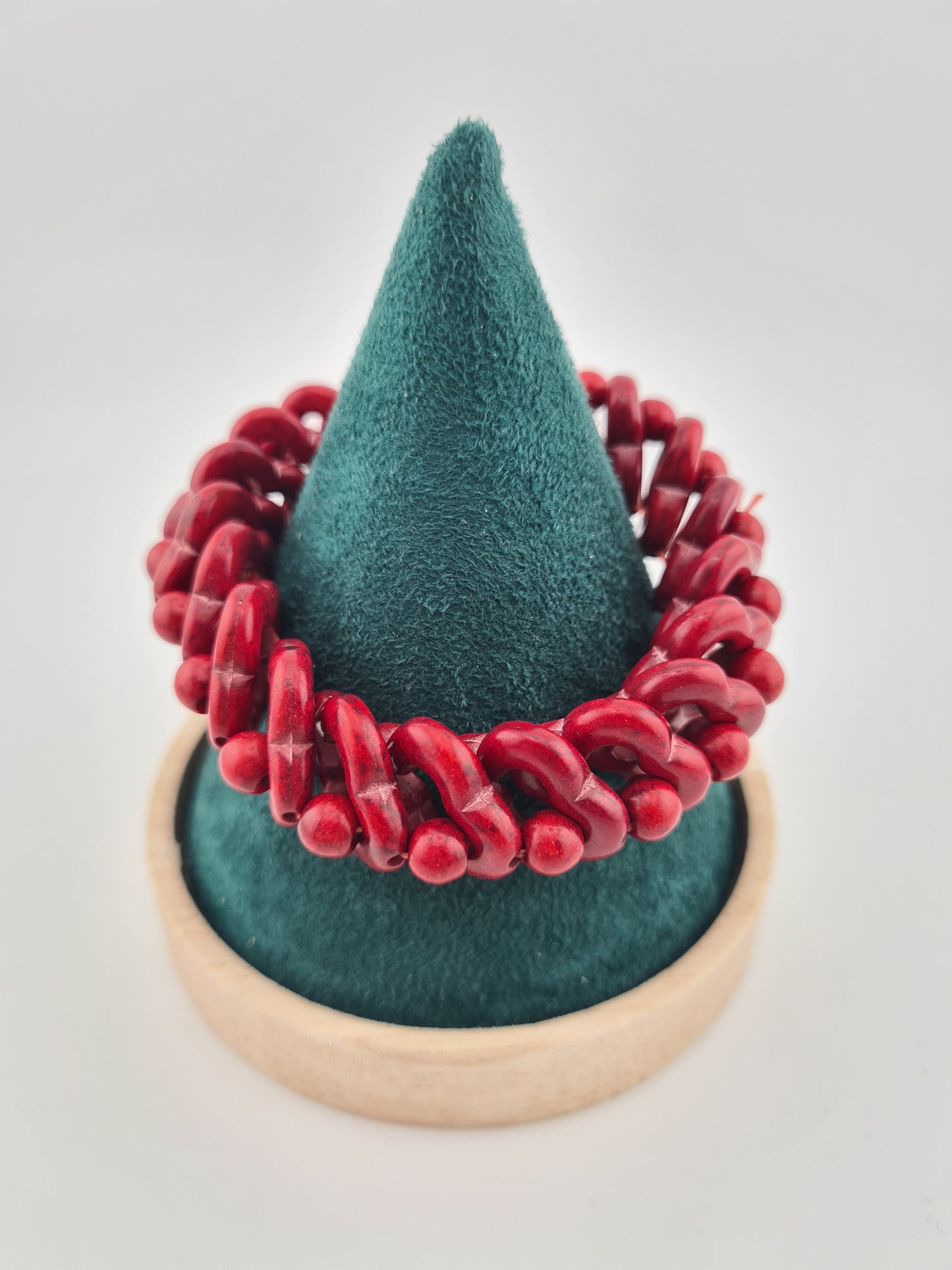 Red Turquoise, Elastic, Bracelet (various styles)