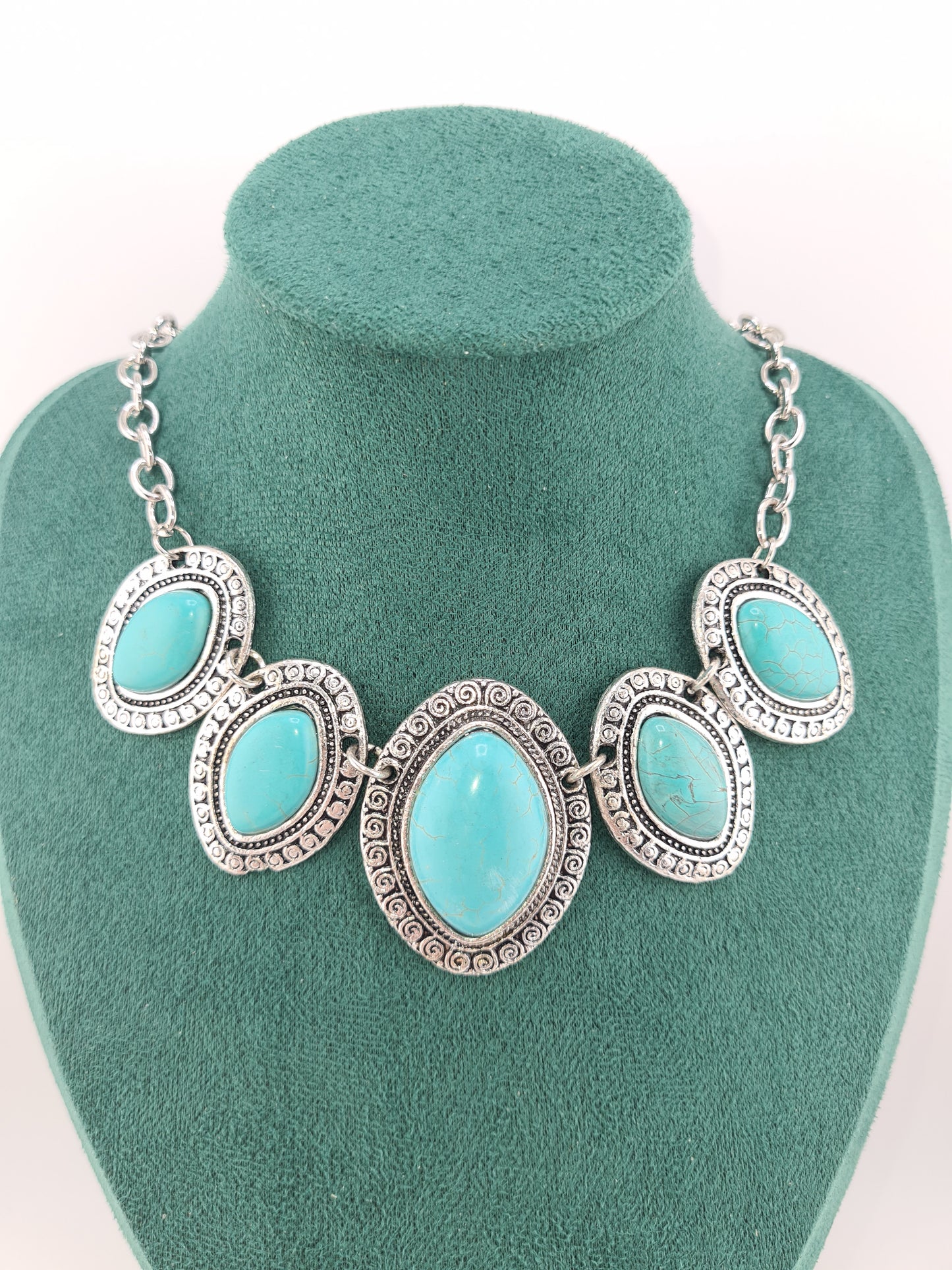 Retro Turquoise, Necklace
