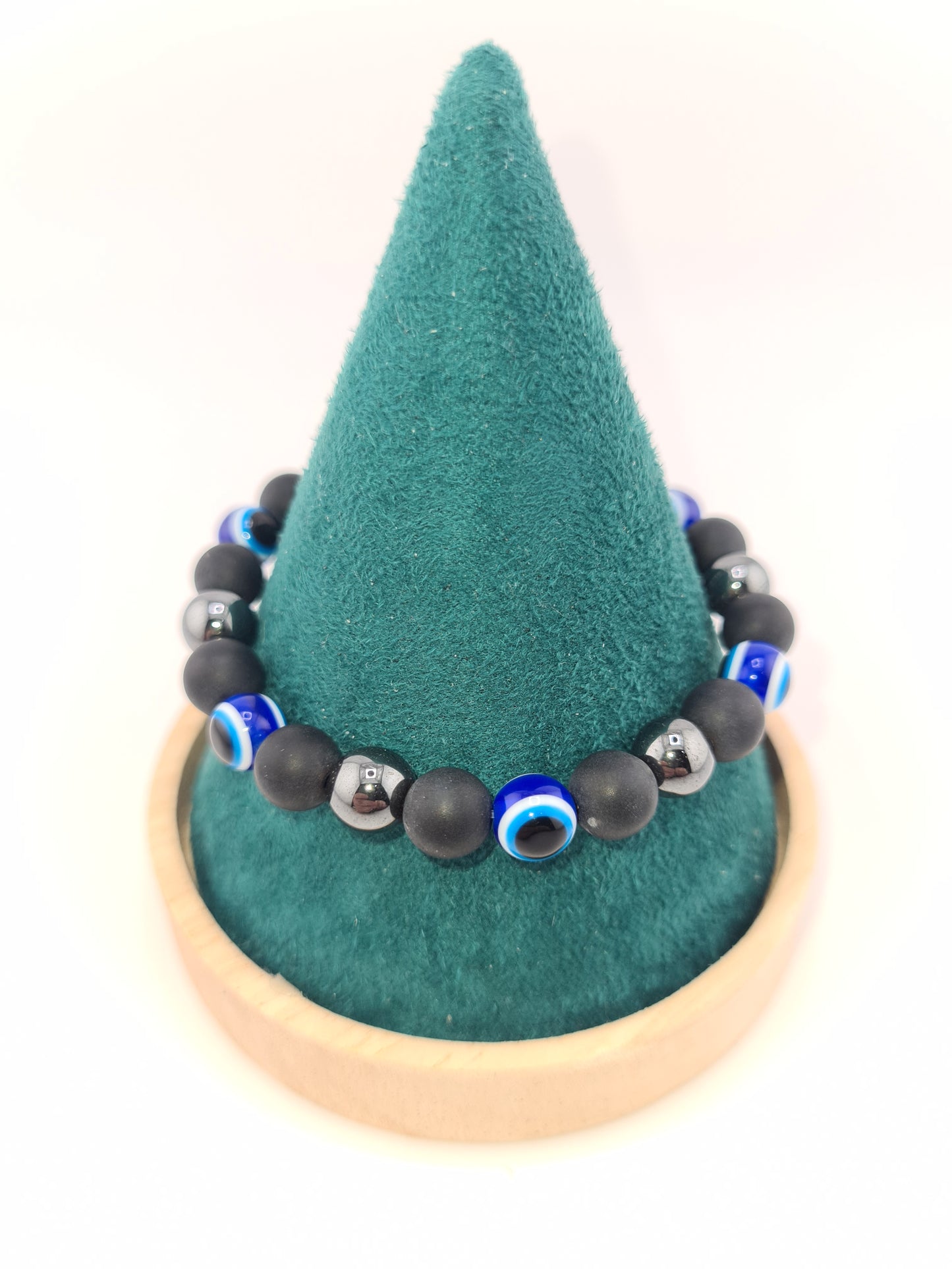 Bracelet, Natural Gemstone and Evil Eye