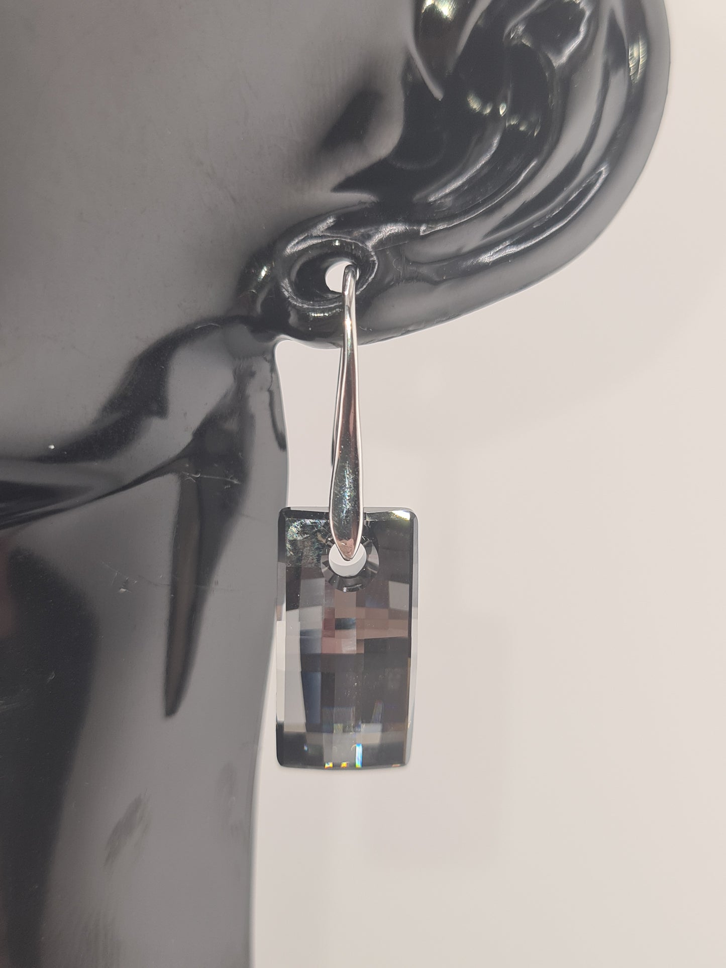 Swarovski Crystal, Earrings, Rhodium 925 SS