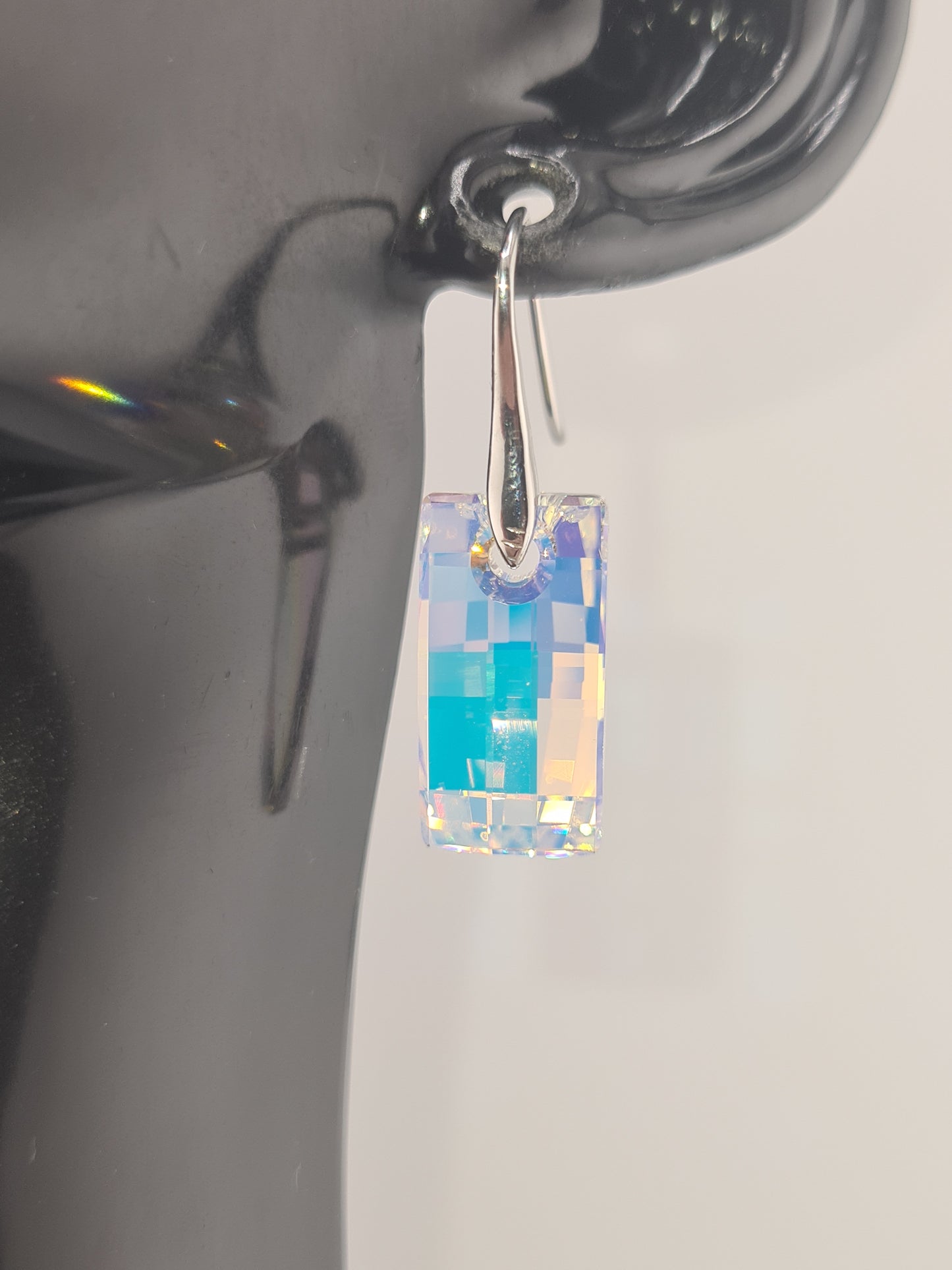 Swarovski Crystal, Earrings, Rhodium 925 SS