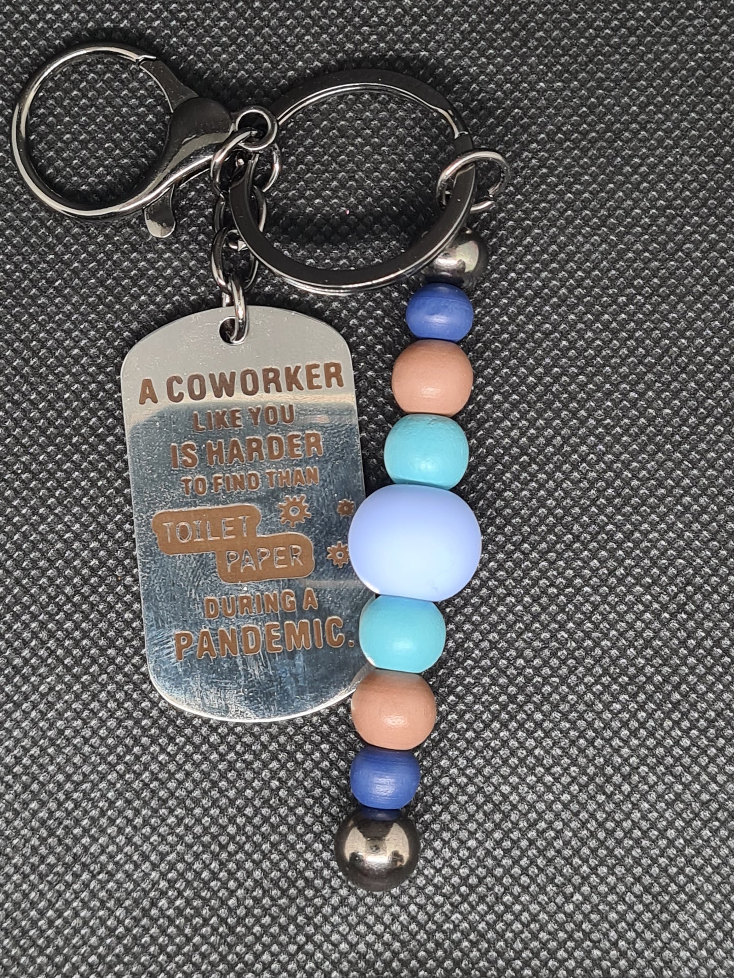 Men's Classic Coworker Dog Tag, Keychain