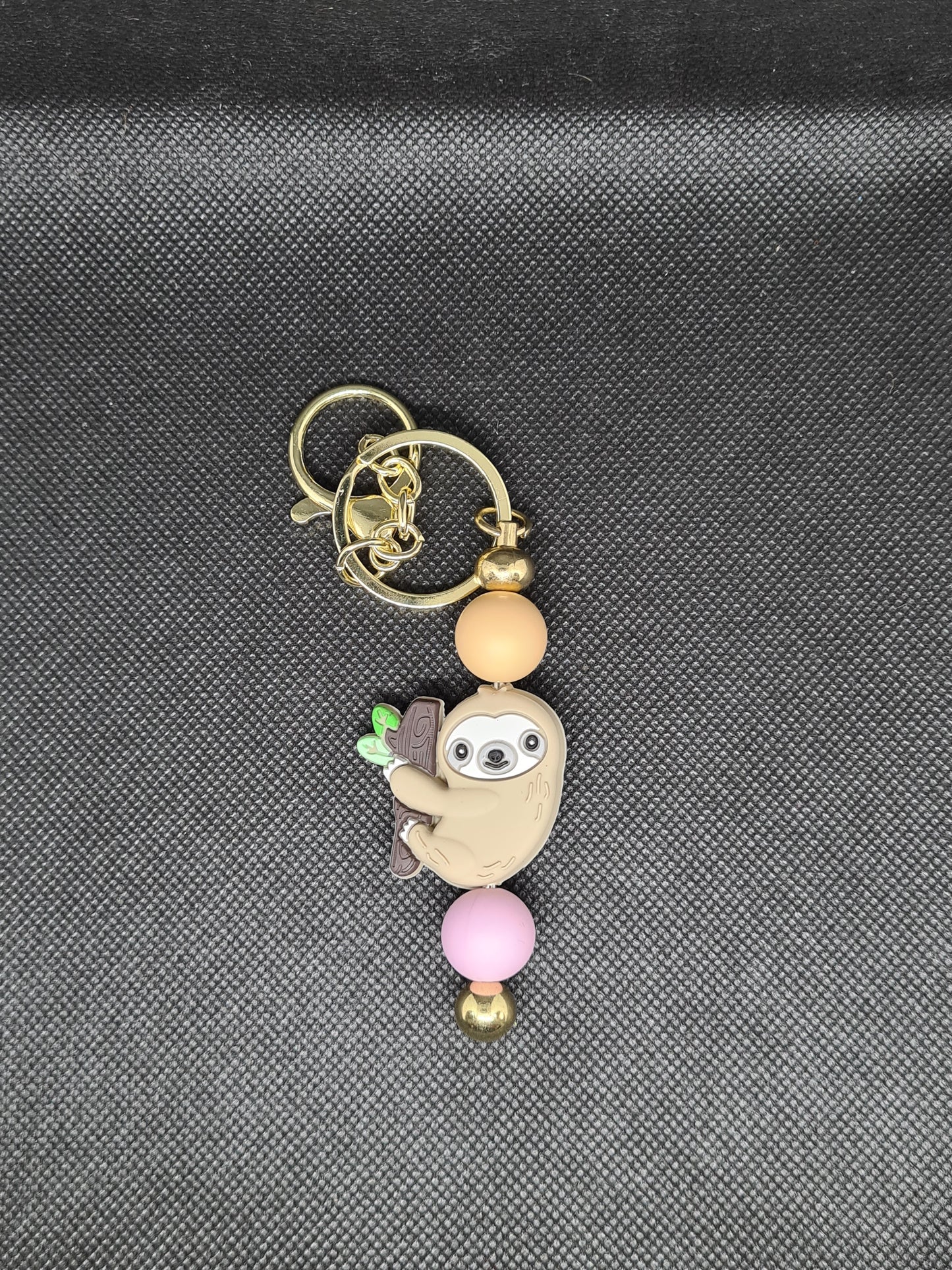Sloth Key Chain, Gold (Various Colours)