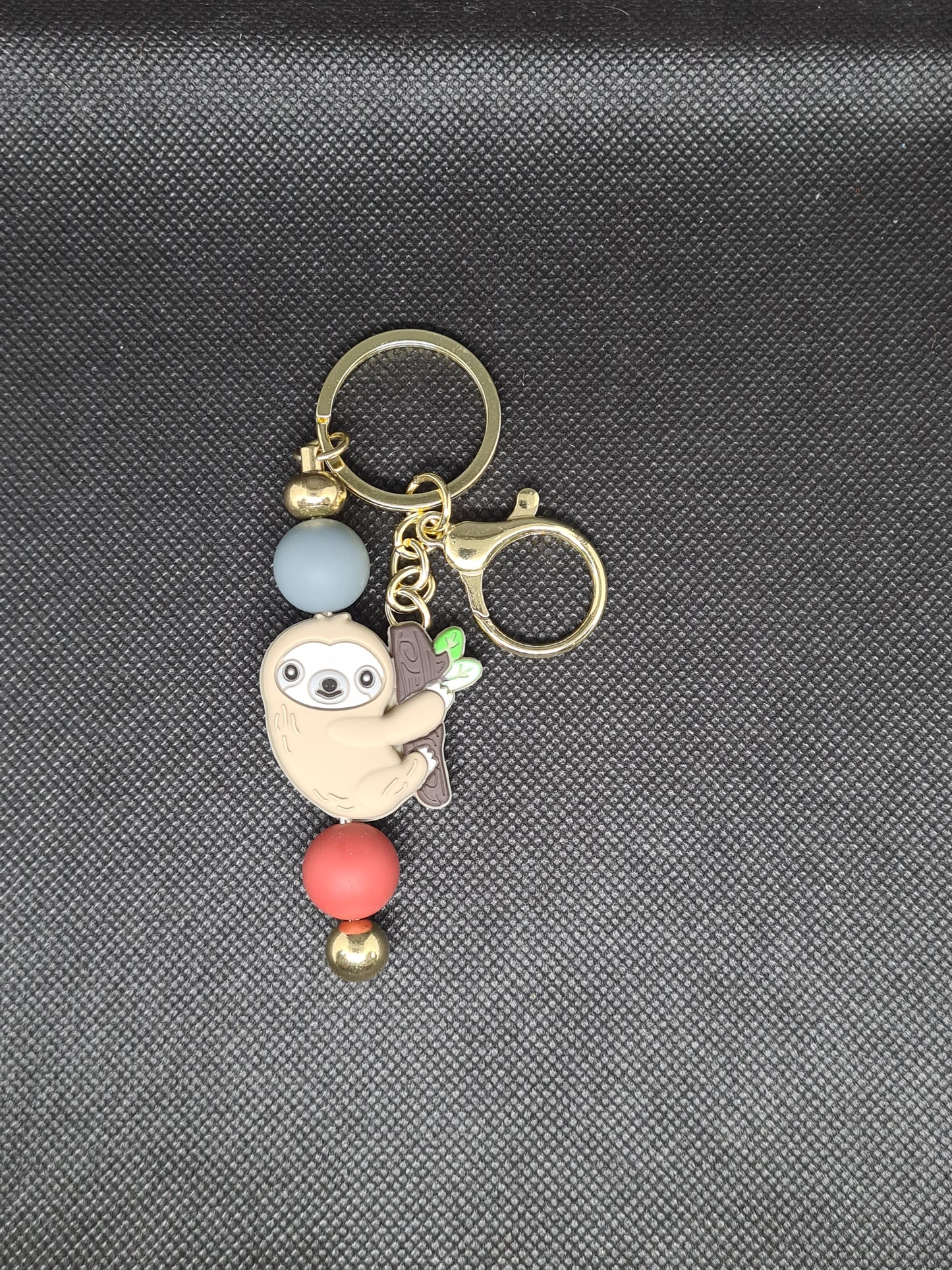 Sloth Key Chain, Gold (Various Colours)