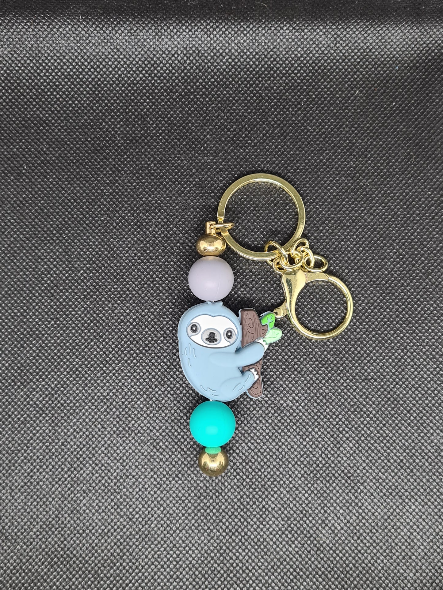 Sloth Key Chain, Gold (Various Colours)