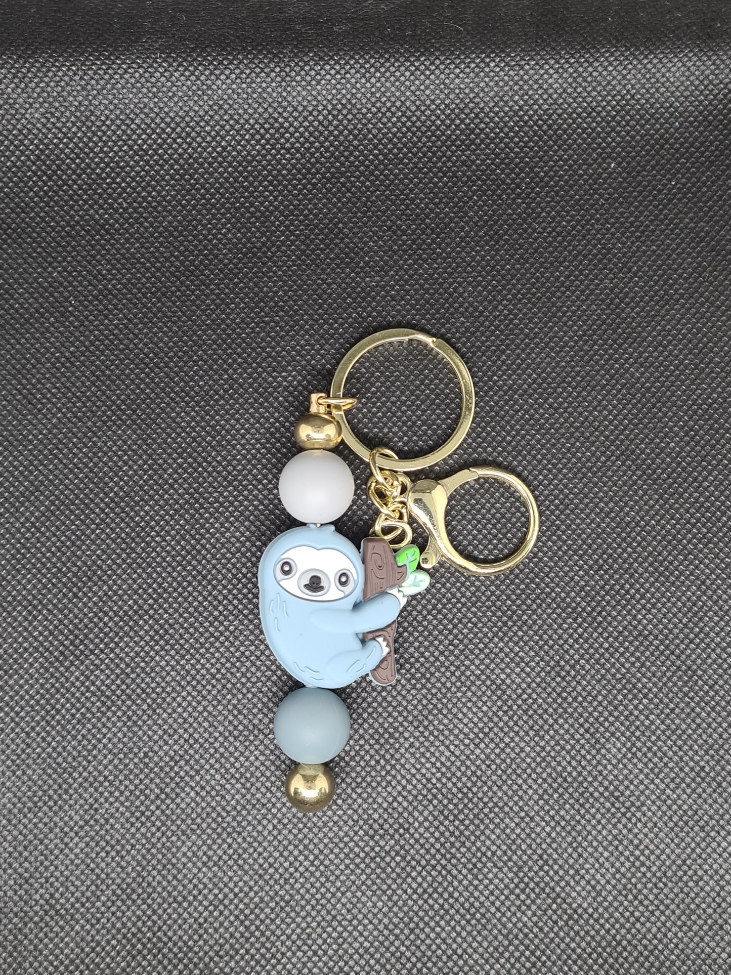 Sloth Key Chain, Gold (Various Colours)
