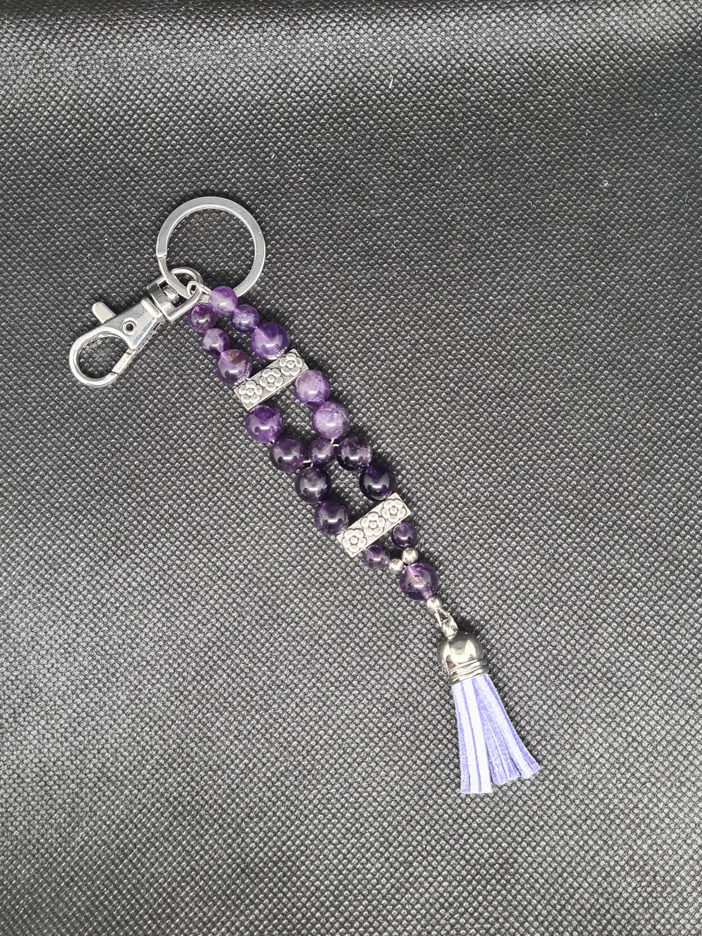 Amethyst Keychain/Lanyard