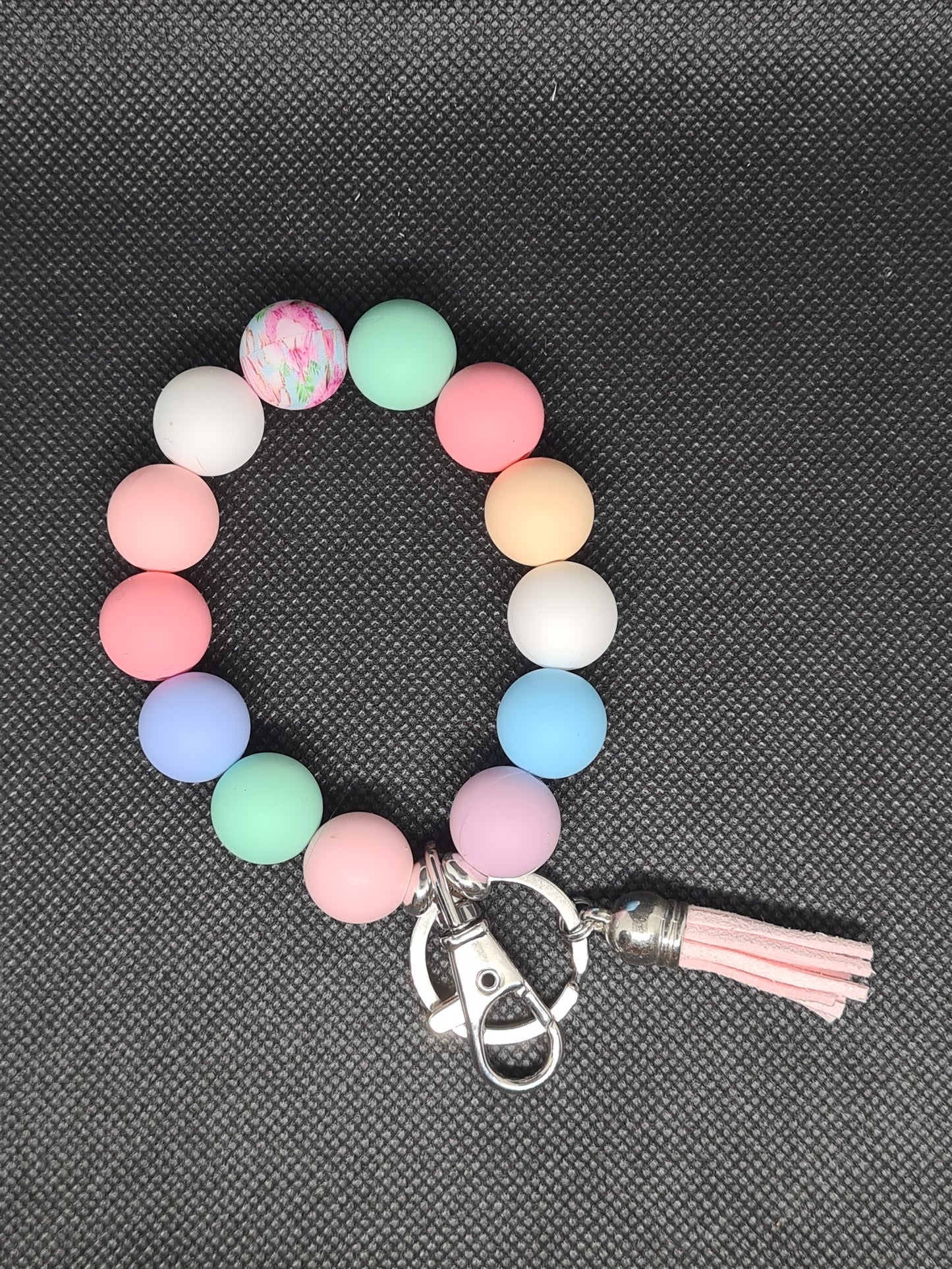 Pastel Silicone Keychain/Lanyard
