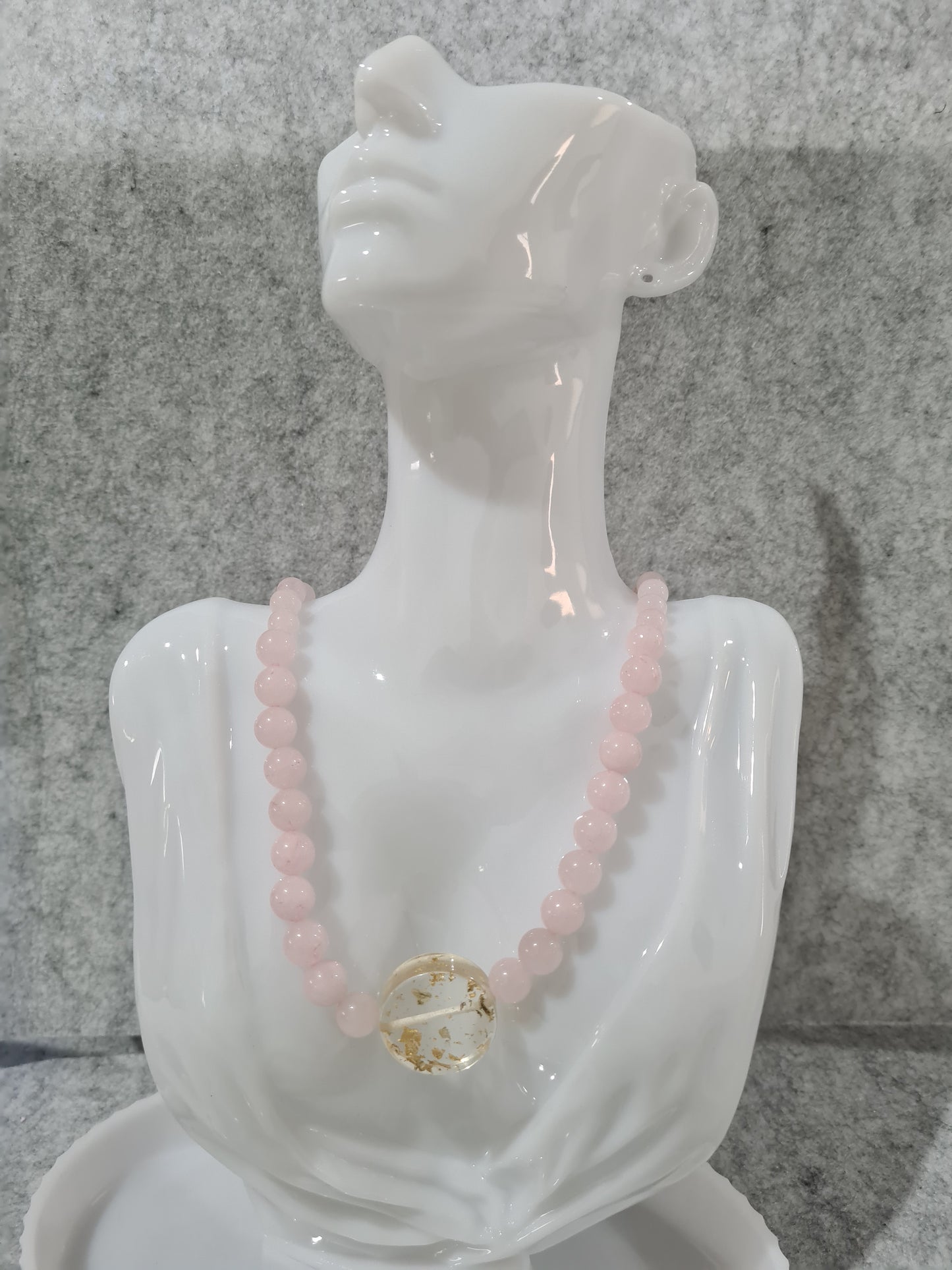 Rose Quartz Necklaces (41/62/66cm)