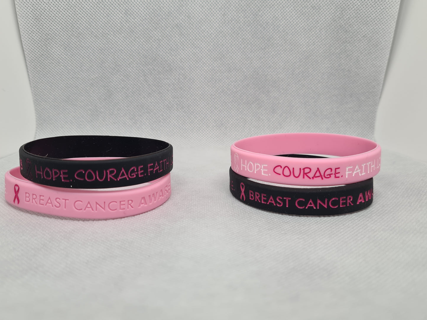 Breast Cancer, Silicone Bracelet