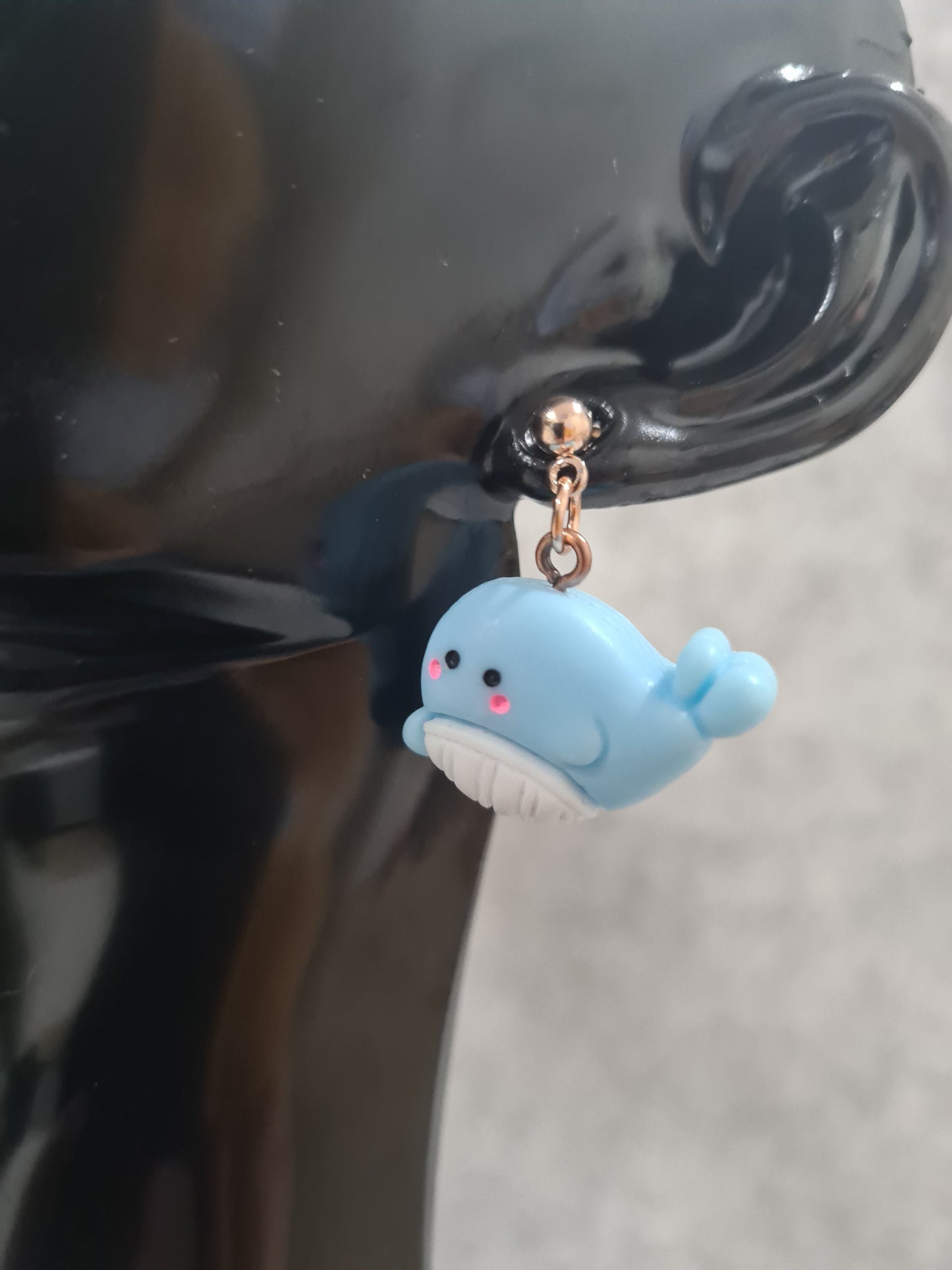 Blue Whales Stud Earrings (Gold/Silver/Rose Gold)
