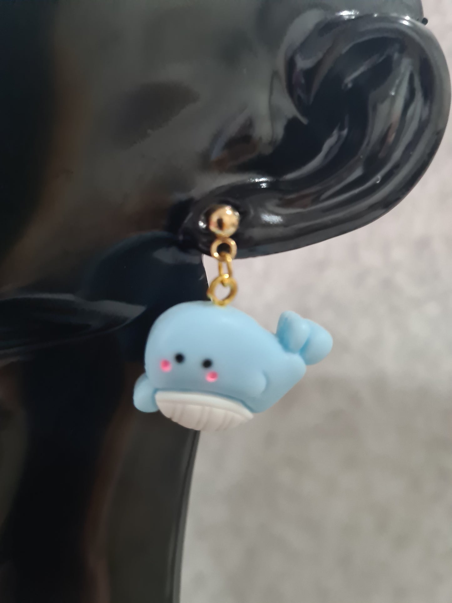 Blue Whales Stud Earrings (Gold/Silver/Rose Gold)