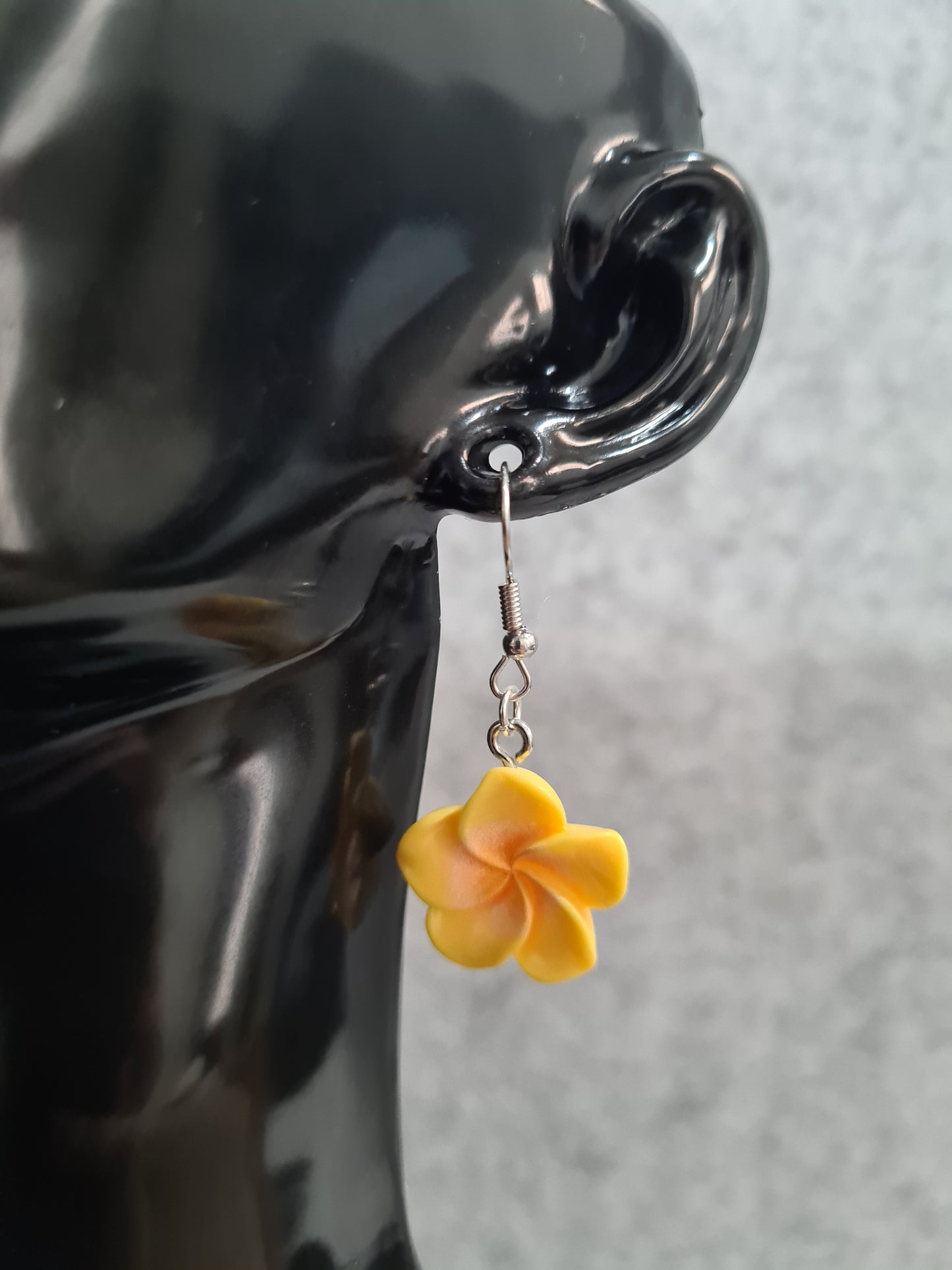 Summer Flower, Shepphard Hook Earrings (Gold, Silver & Rose Gold)