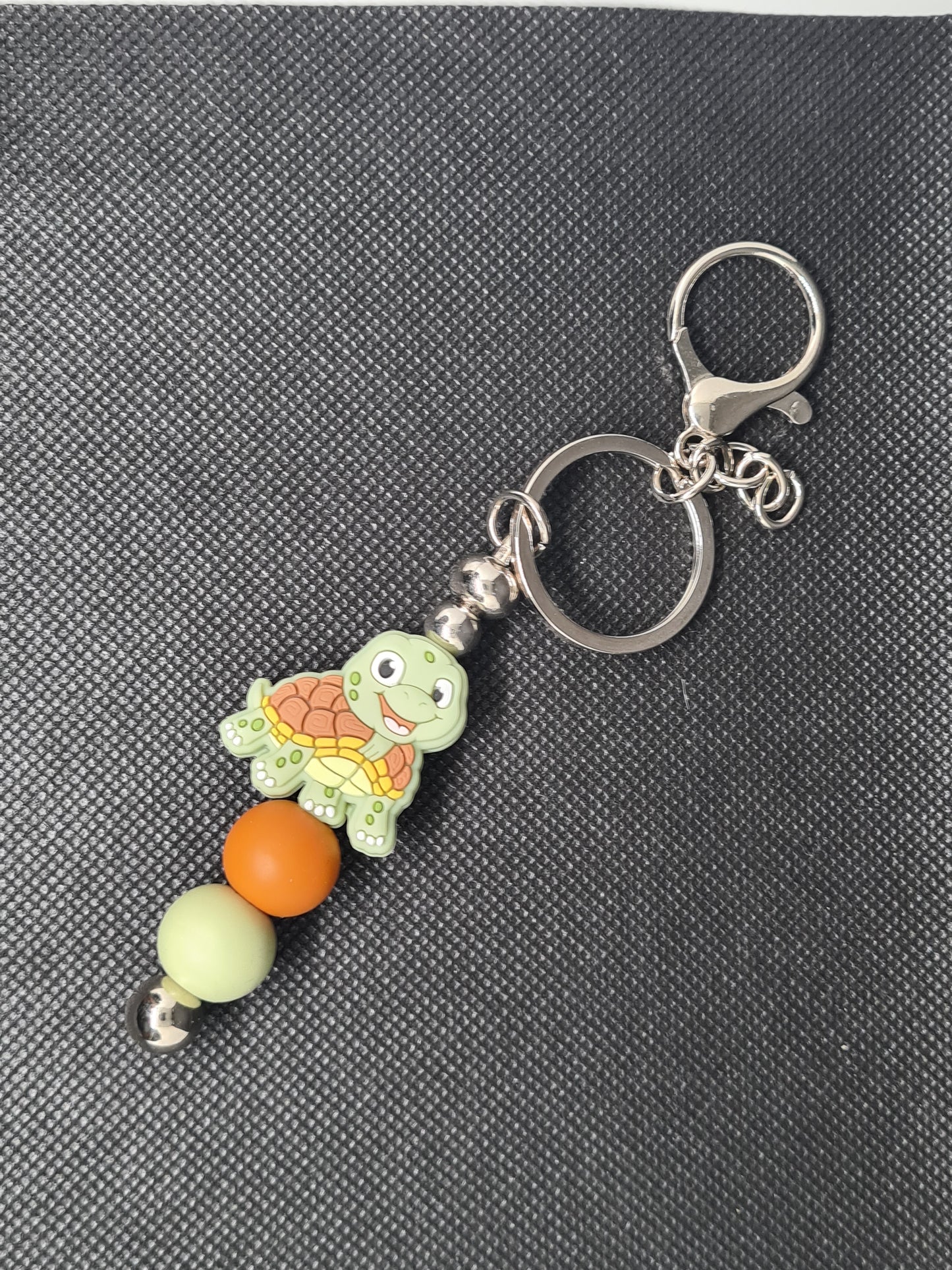Cute Turtle KeyChain, (Gold, Rose Gold, Silver, Platinum)