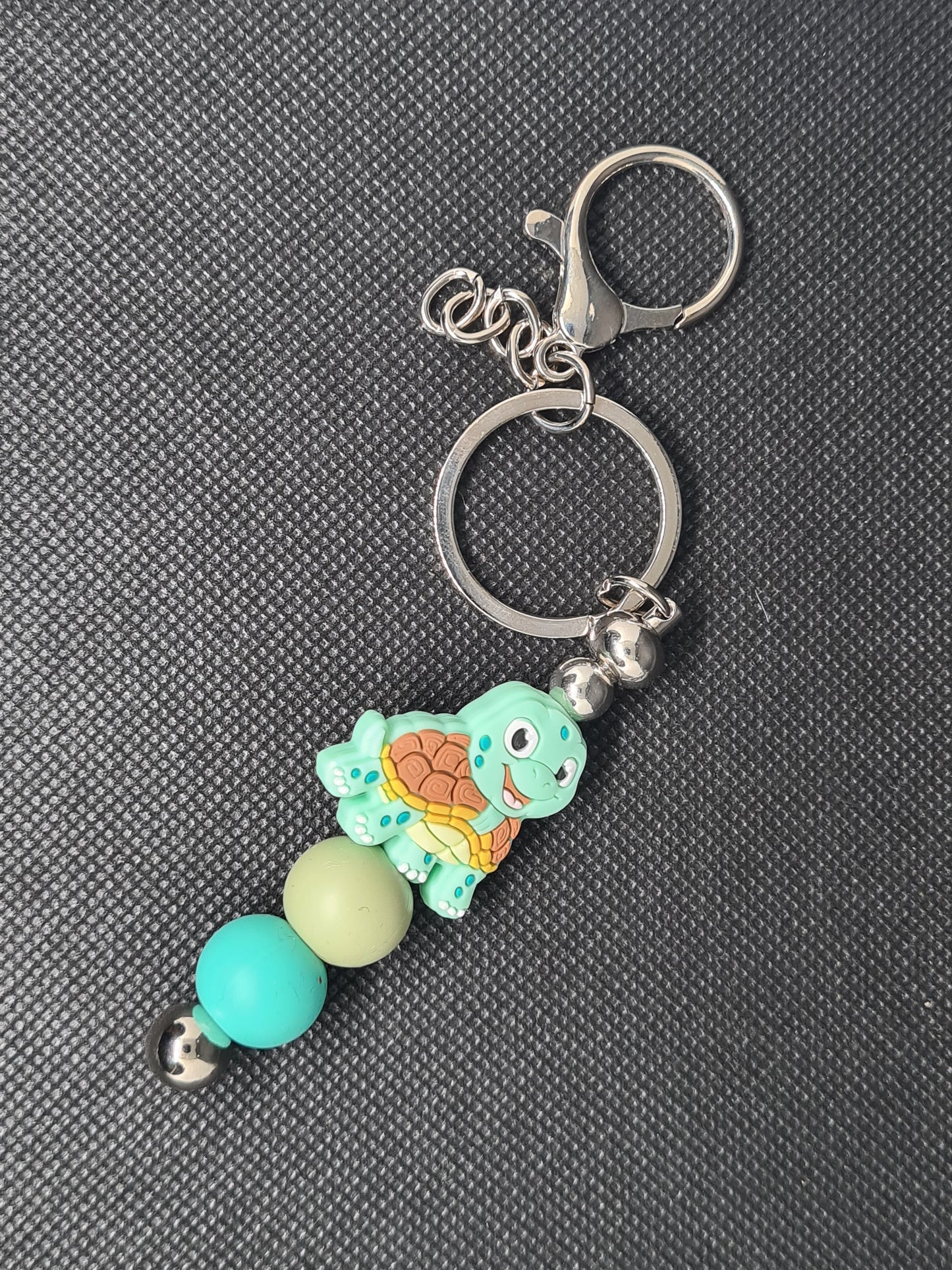 Cute Turtle KeyChain, (Gold, Rose Gold, Silver, Platinum)