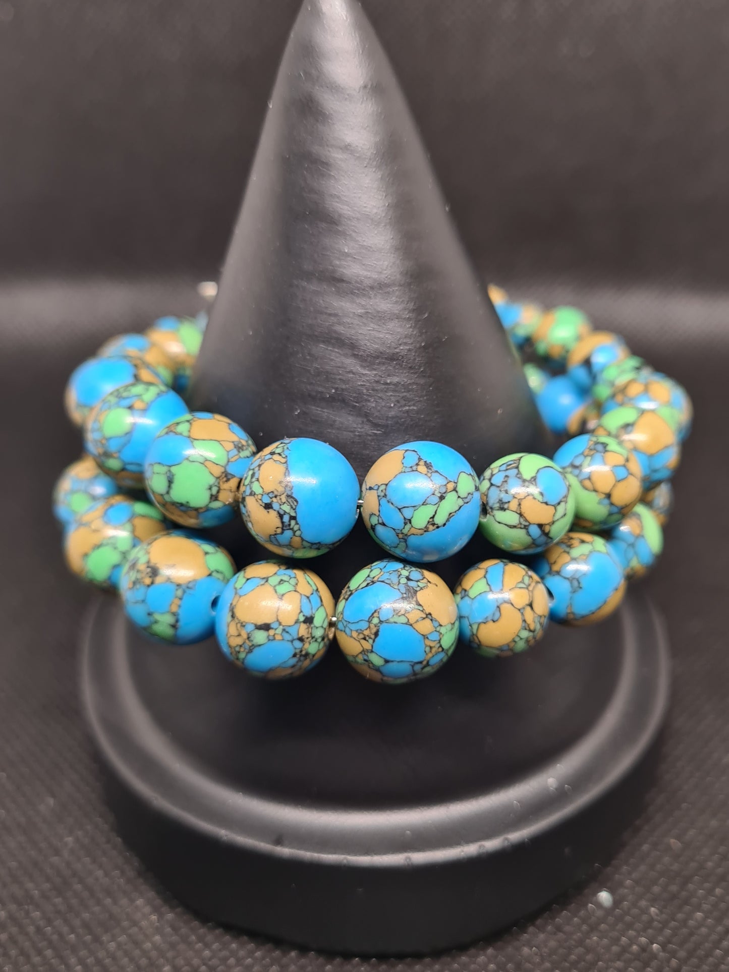 Tri-Colour Stone, Memory Bracelet