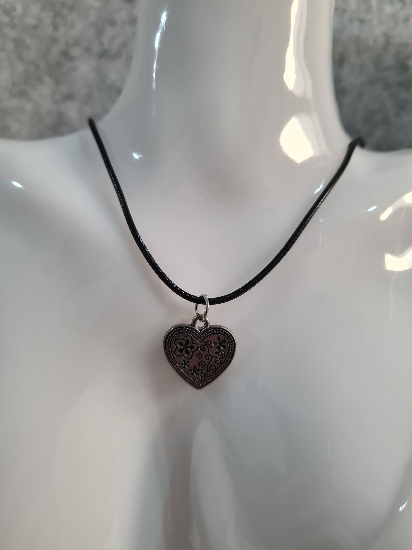 Assorted Metal, Leather, Necklace