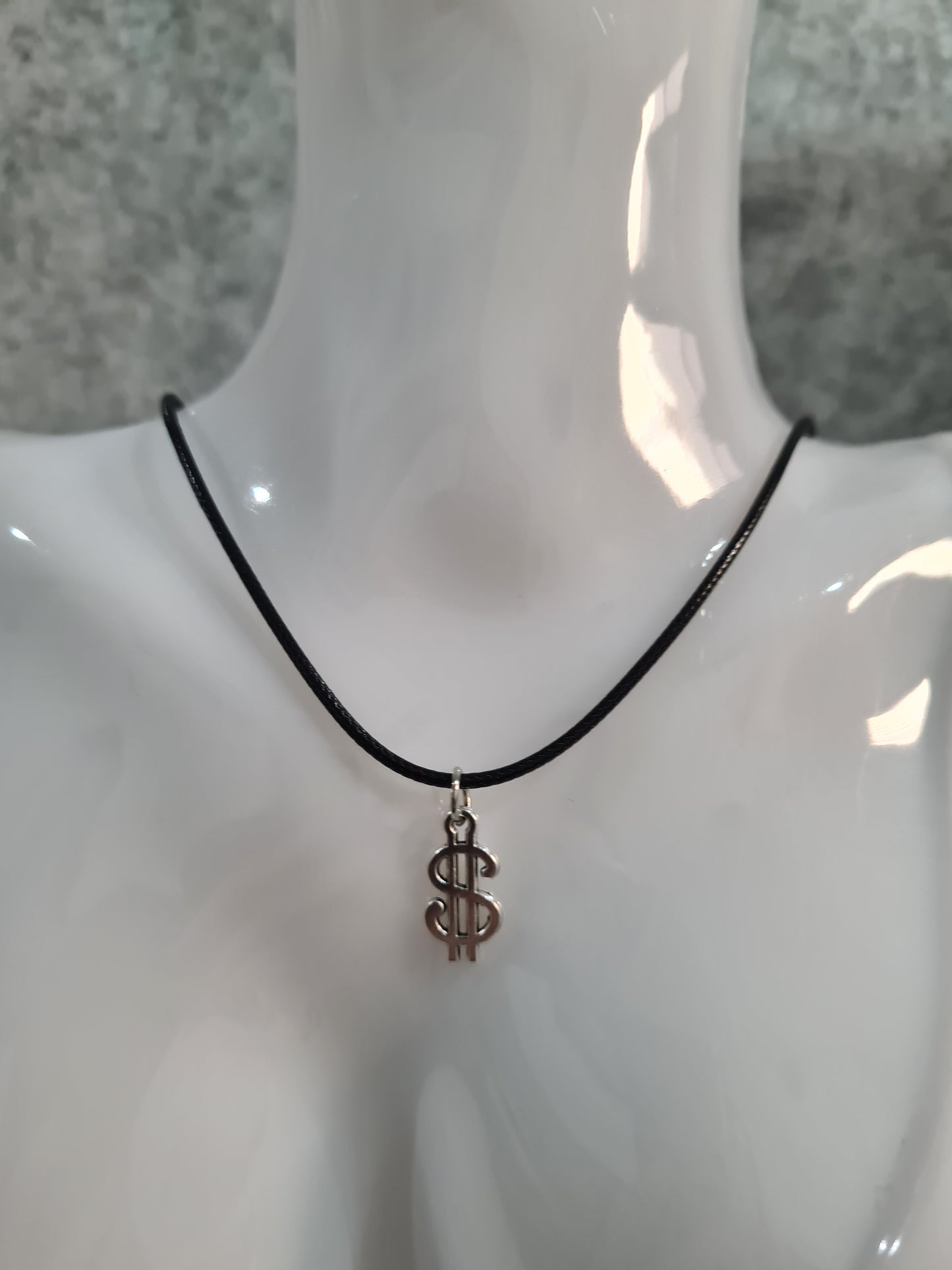 Assorted Metal, Leather, Necklace