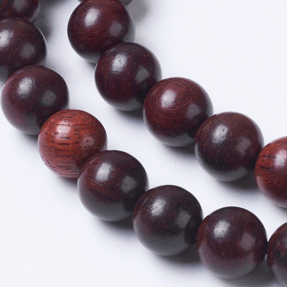 Burmese Rosewood Memory Bracelet - Multi-strand - 8mm