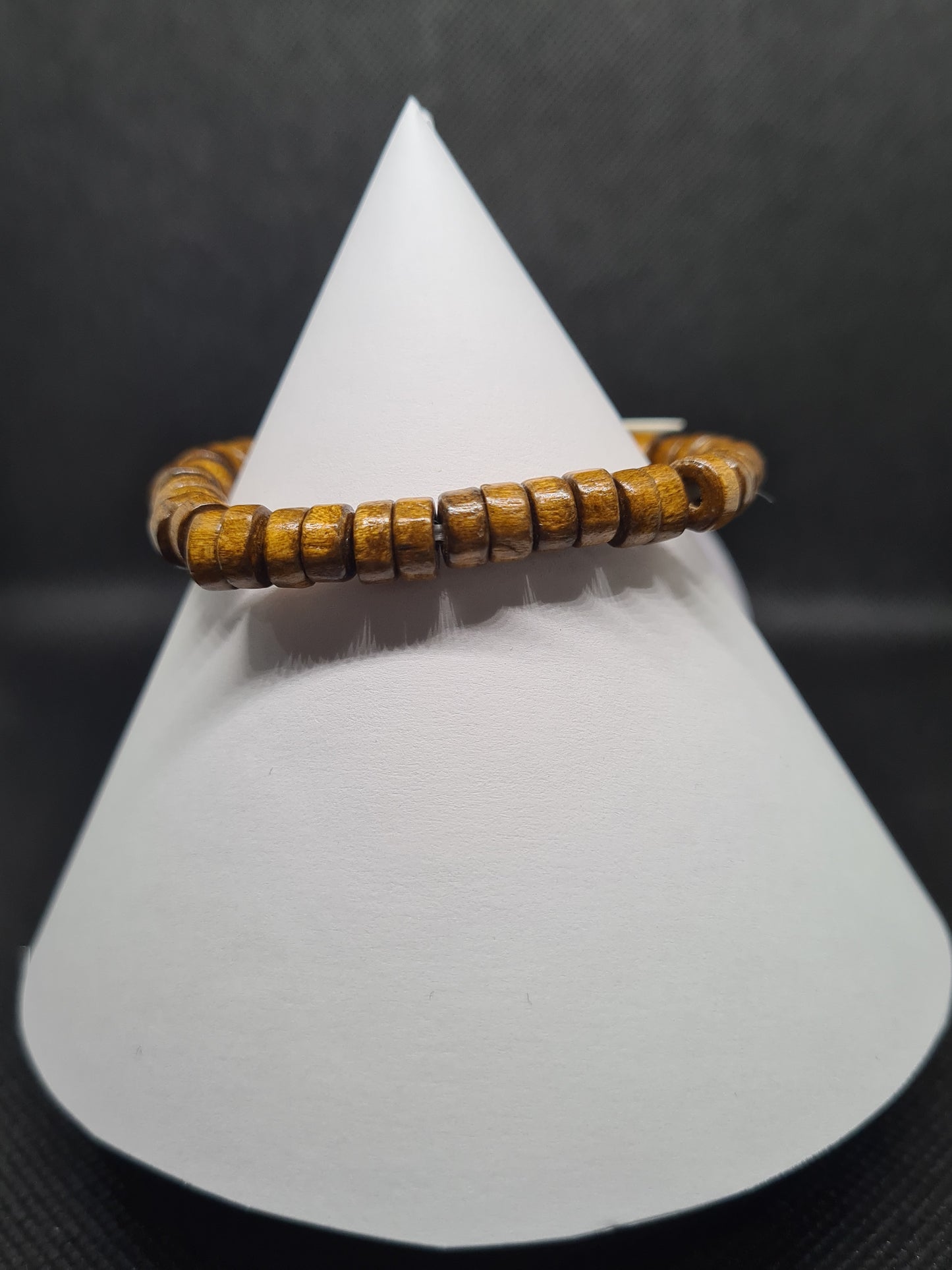 Men's Bracelet (Wooden Bead/Coconut Shell/Volcanic Stone)