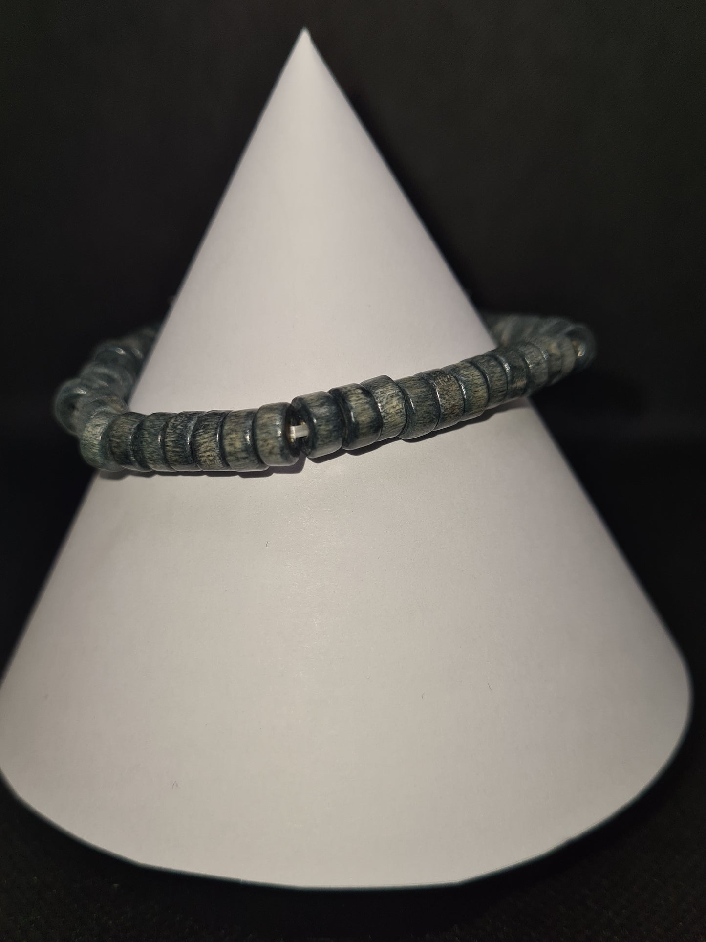 Men's Bracelet (Wooden Bead/Coconut Shell/Volcanic Stone)