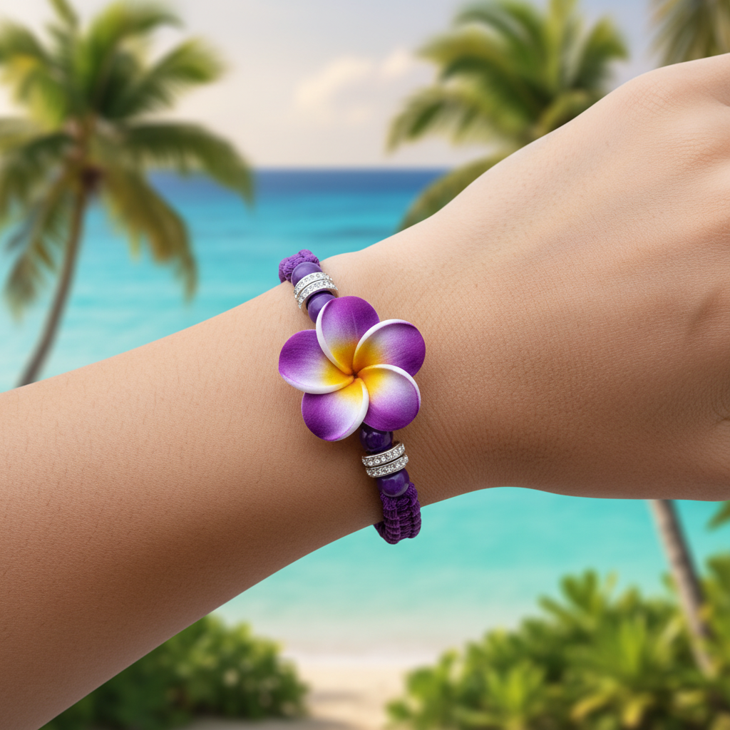 Purple Frangipani Tropical