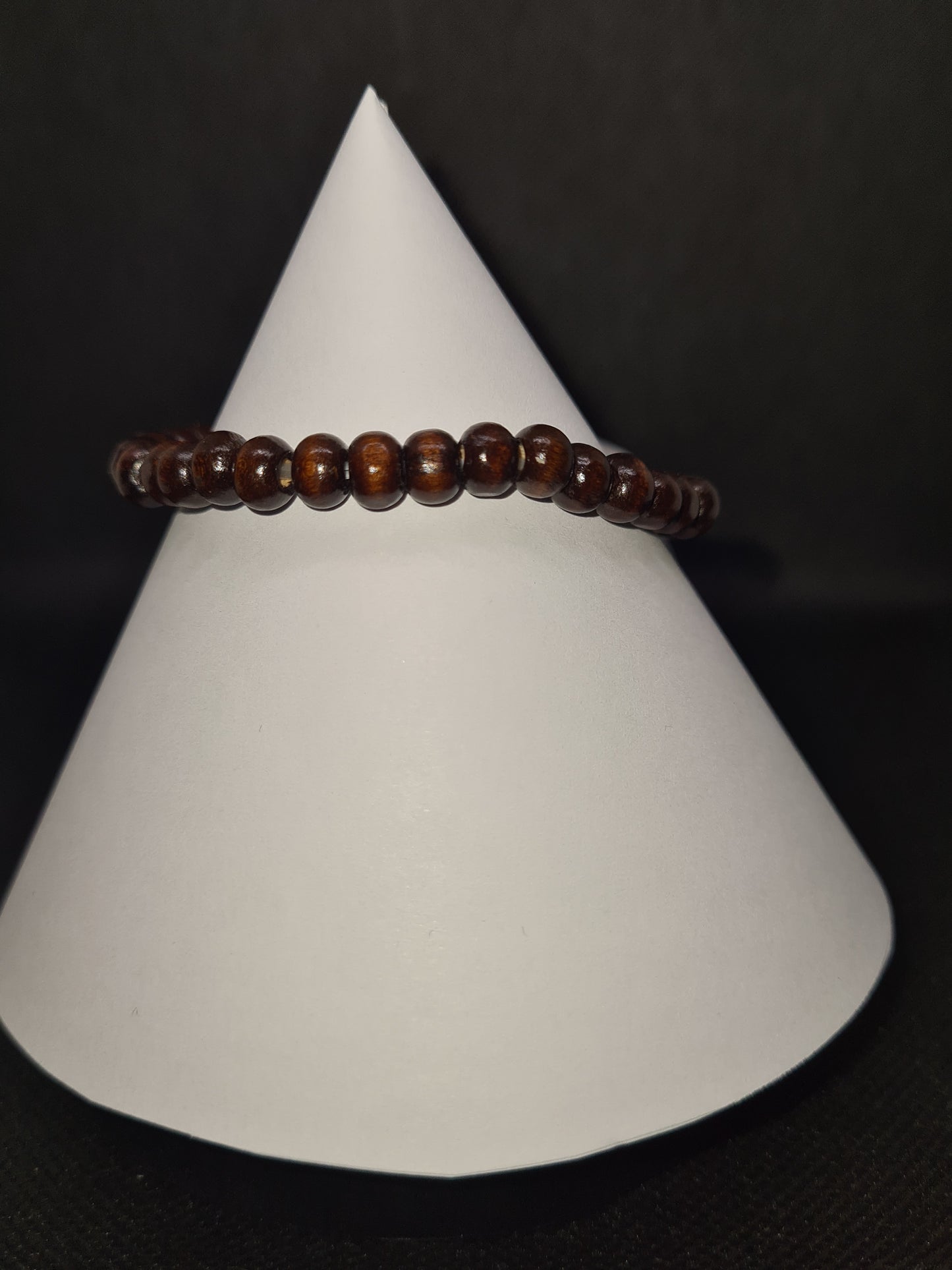 Men's Bracelet (Wooden Bead/Coconut Shell/Volcanic Stone)