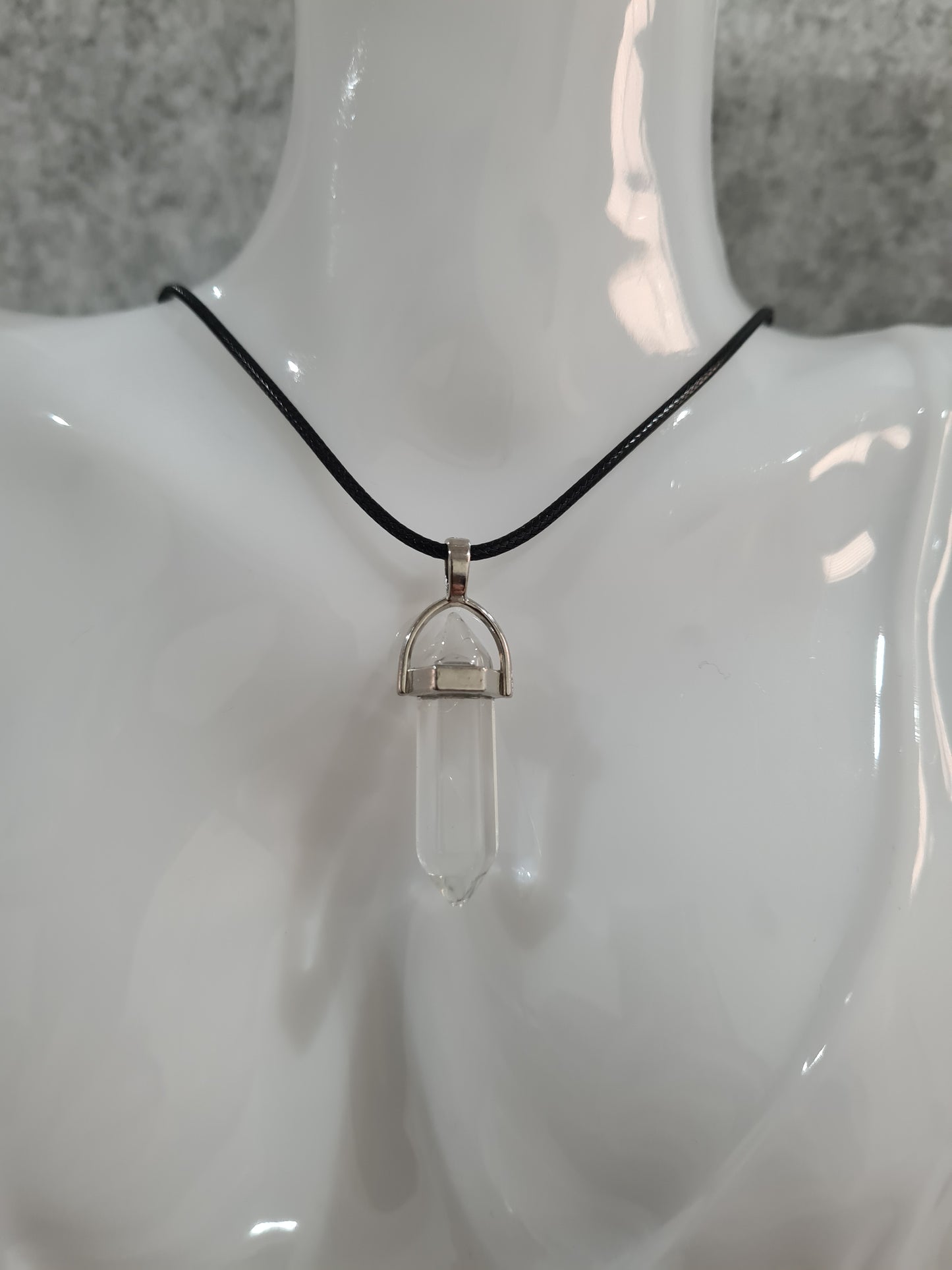 Multi-colour Crystal Pointed Chakra Pendant