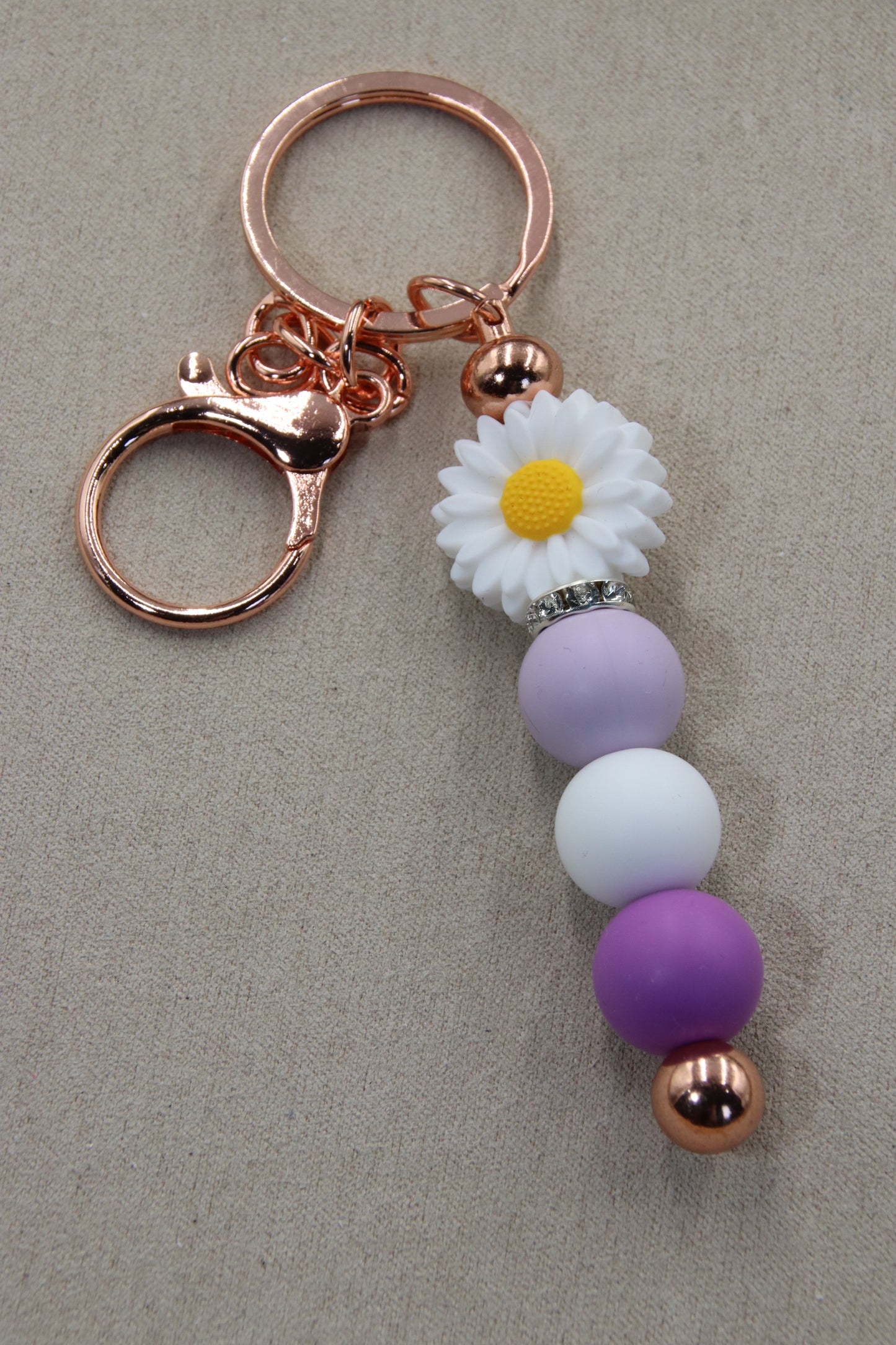Flower Themed Keychains (Various)