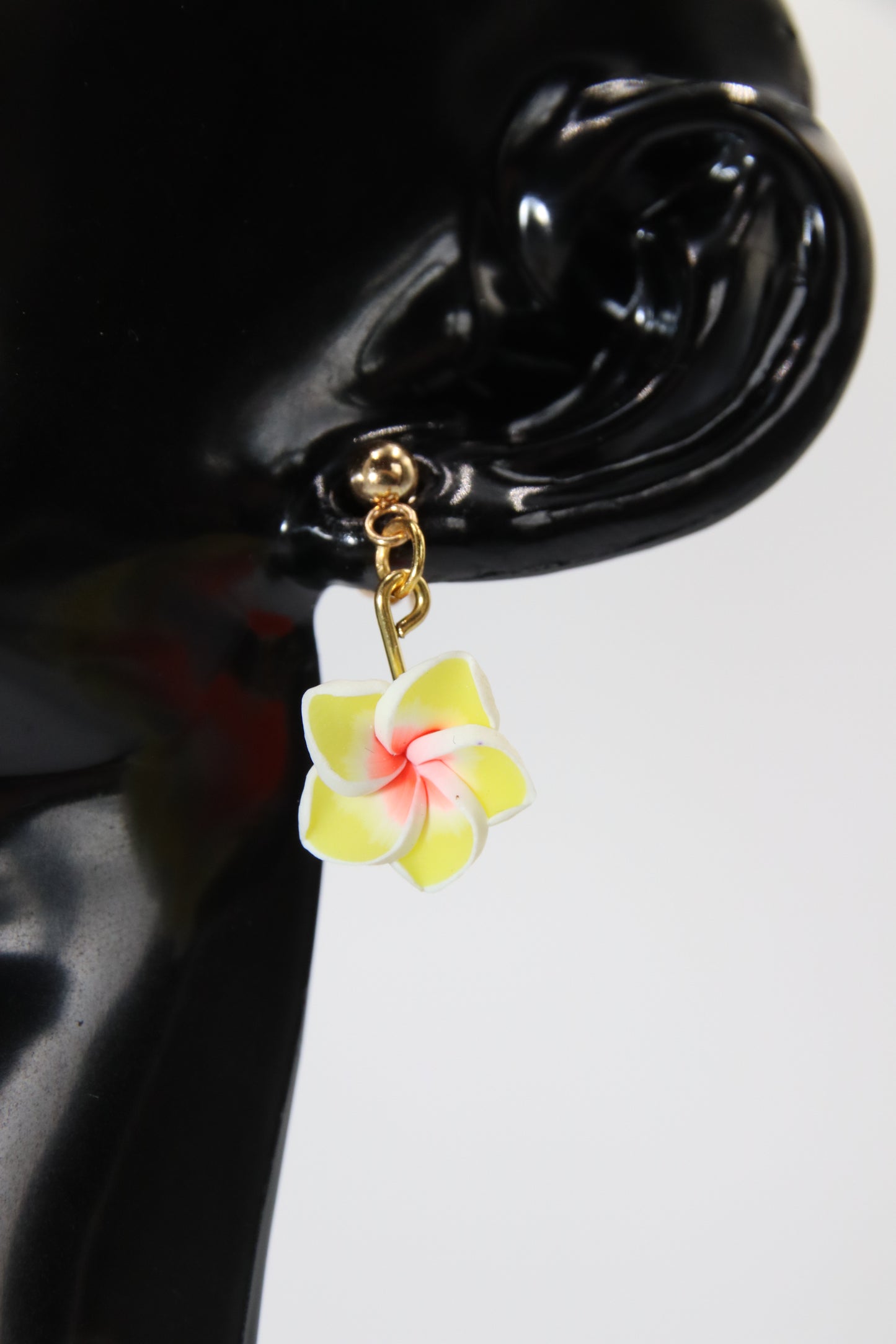 Frangipani Earrings Studs (Gold, Rose Gold & Silver)