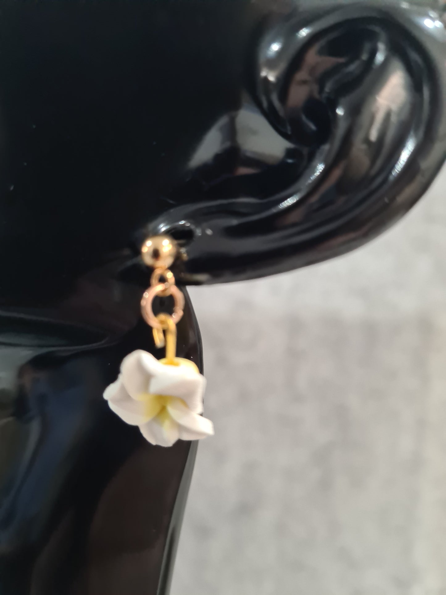 Frangipani Earrings Studs (Gold, Rose Gold & Silver)