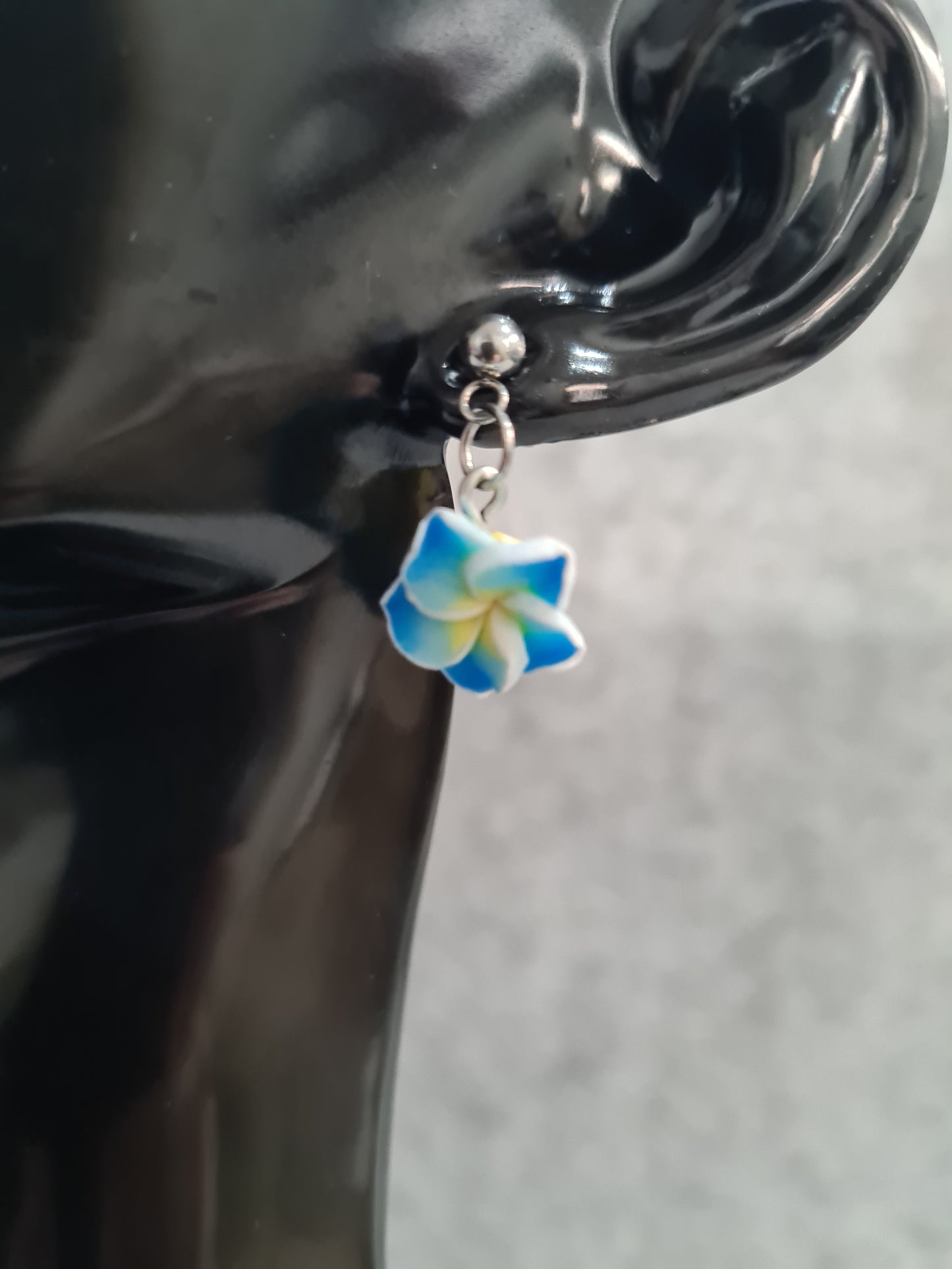 Frangipani Earrings Studs (Gold, Rose Gold & Silver)